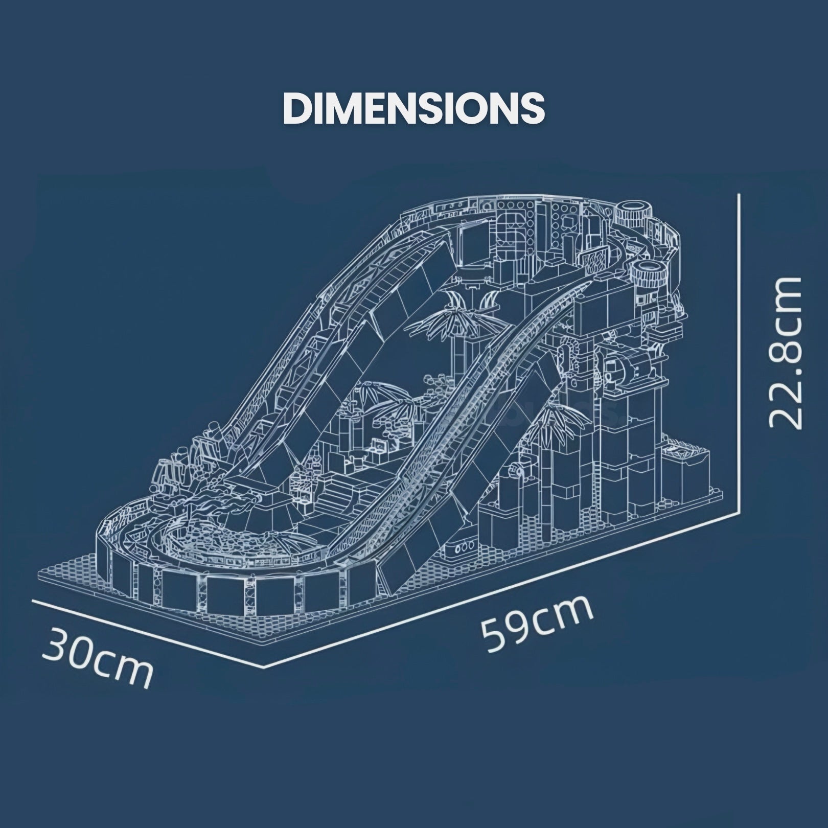 Motorised Water Slide | 2088pcs - My Store