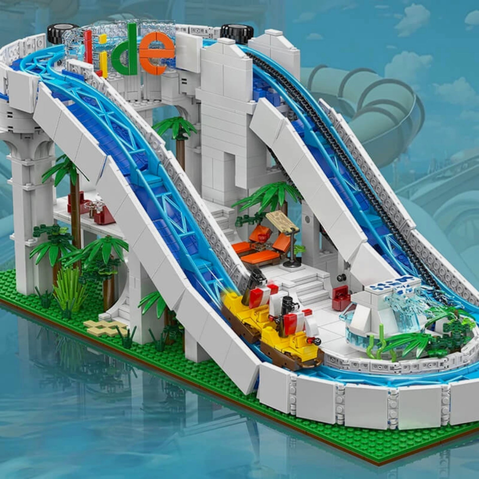 Motorised Water Slide | 2088pcs - My Store