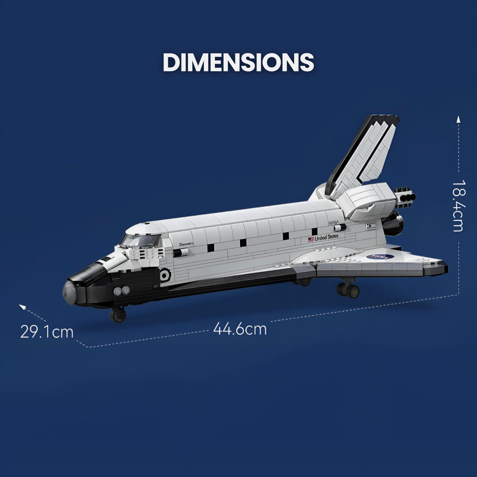 NASA Space Shuttle Discovery | 1826pcs - My Store