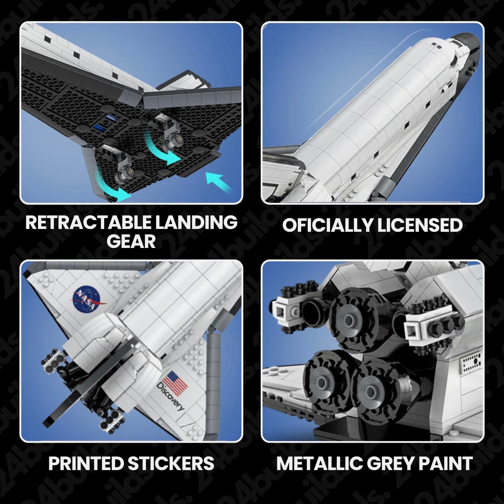 NASA Space Shuttle Discovery | 1826pcs - My Store