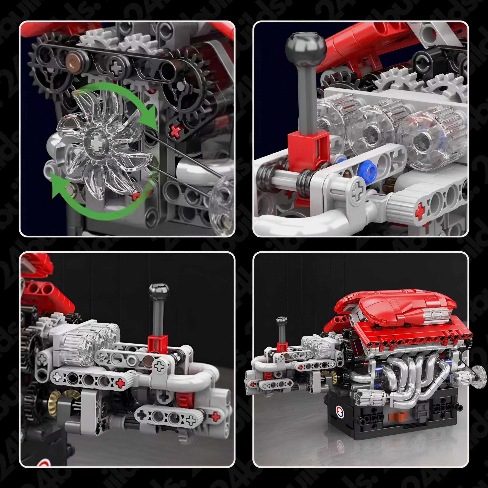 Naturally Aspirated V12 Italian Engine | 864pcs - My Store