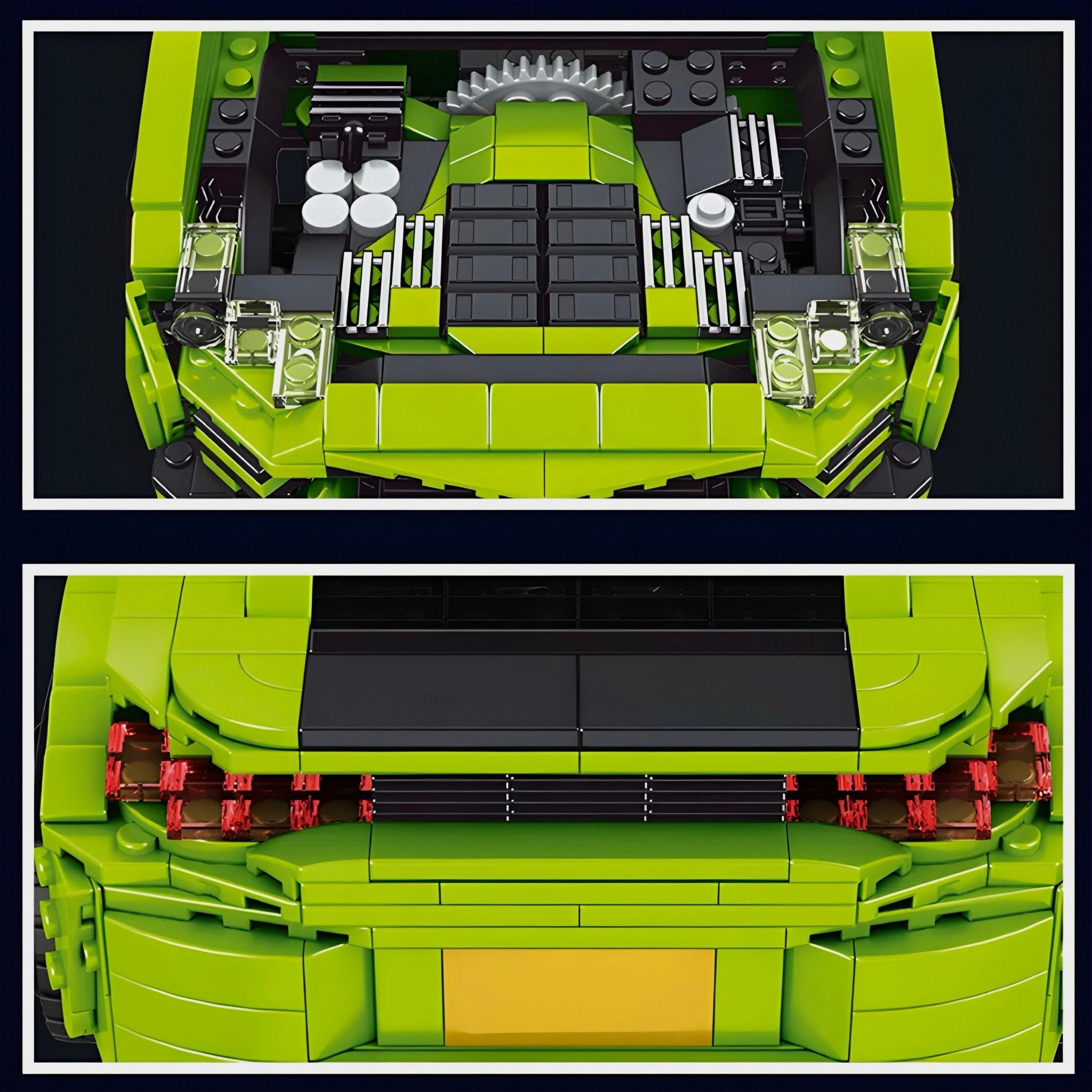 "Neon Green" Italian SUV | 1538pcs - My Store