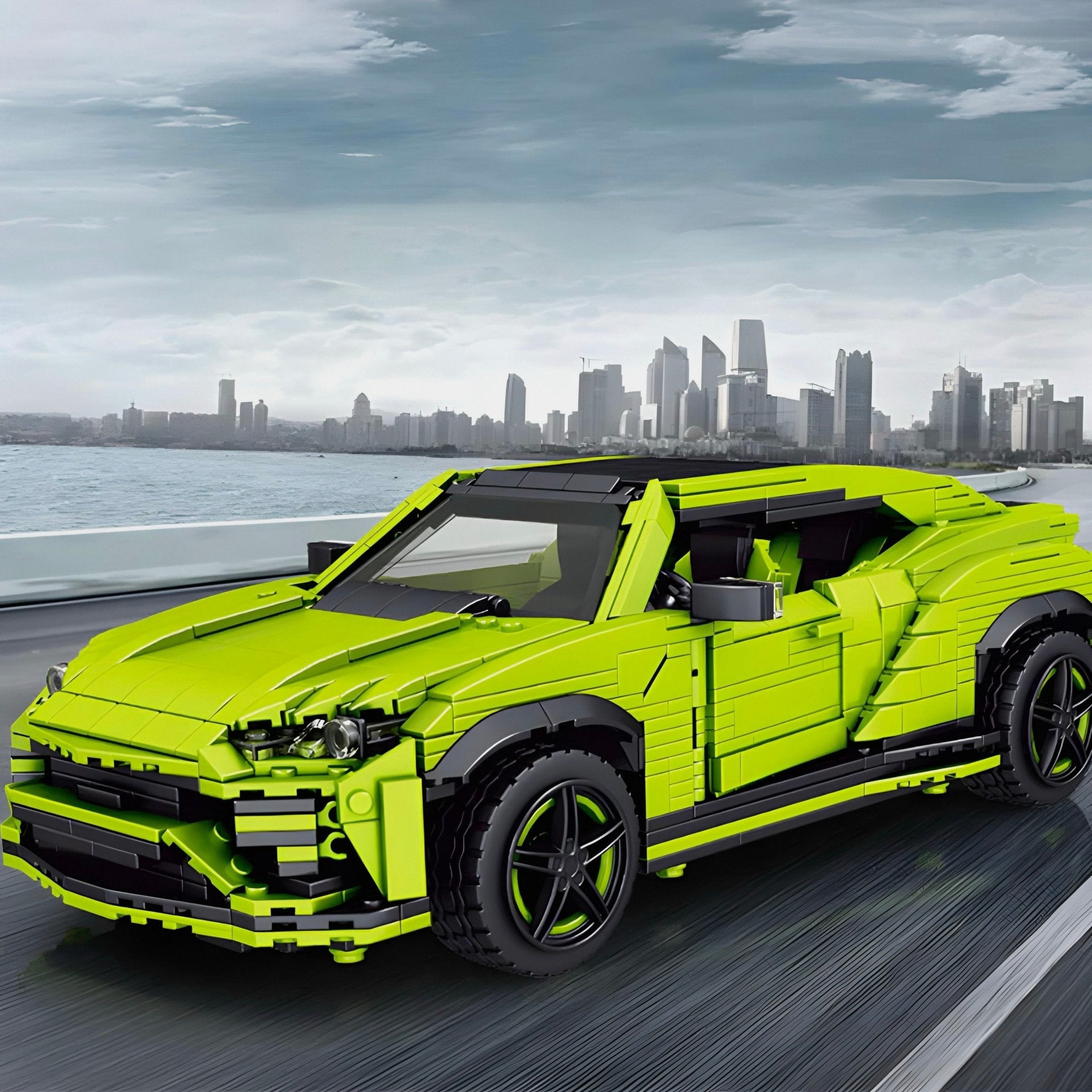 "Neon Green" Italian SUV | 1538pcs - My Store