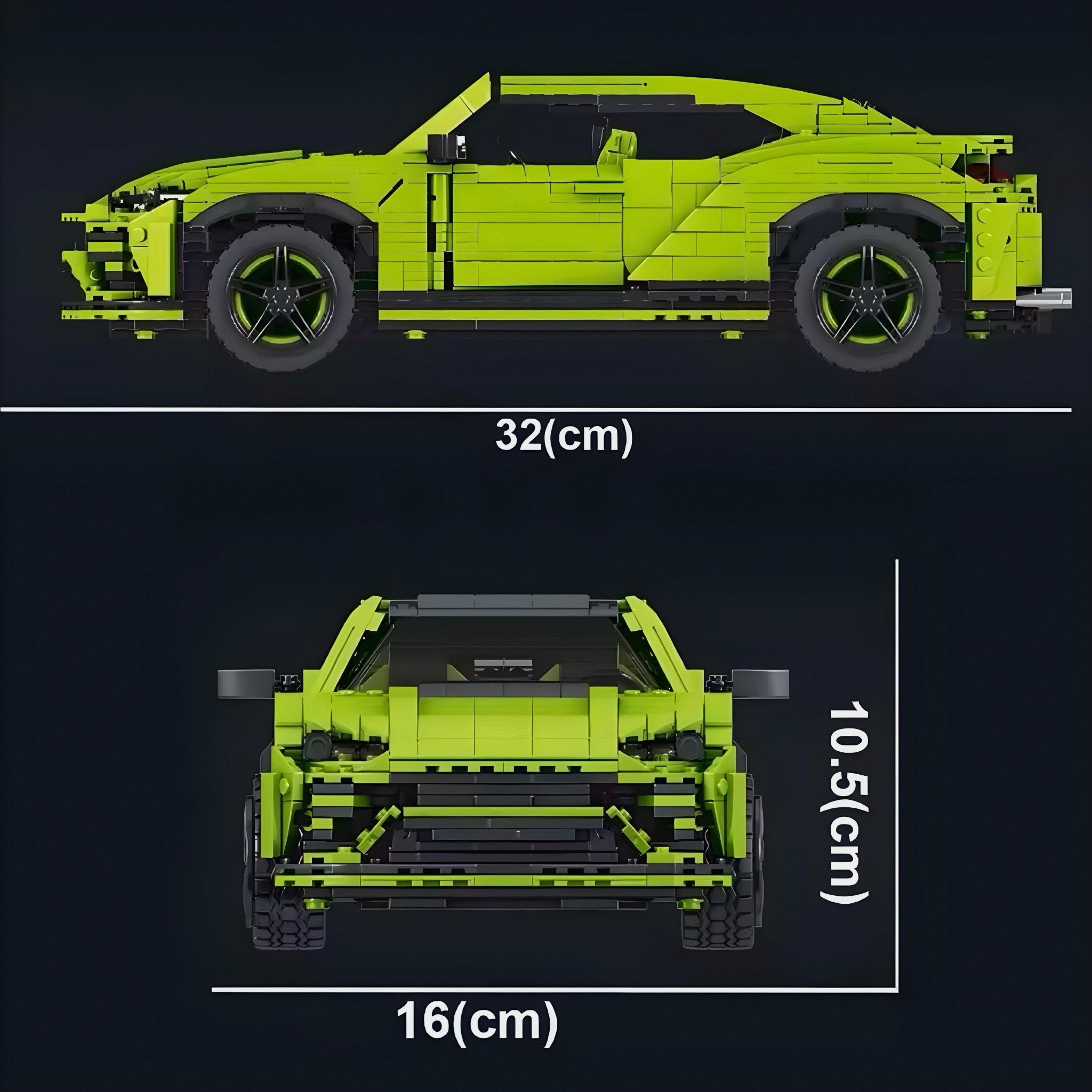 "Neon Green" Italian SUV | 1538pcs - My Store