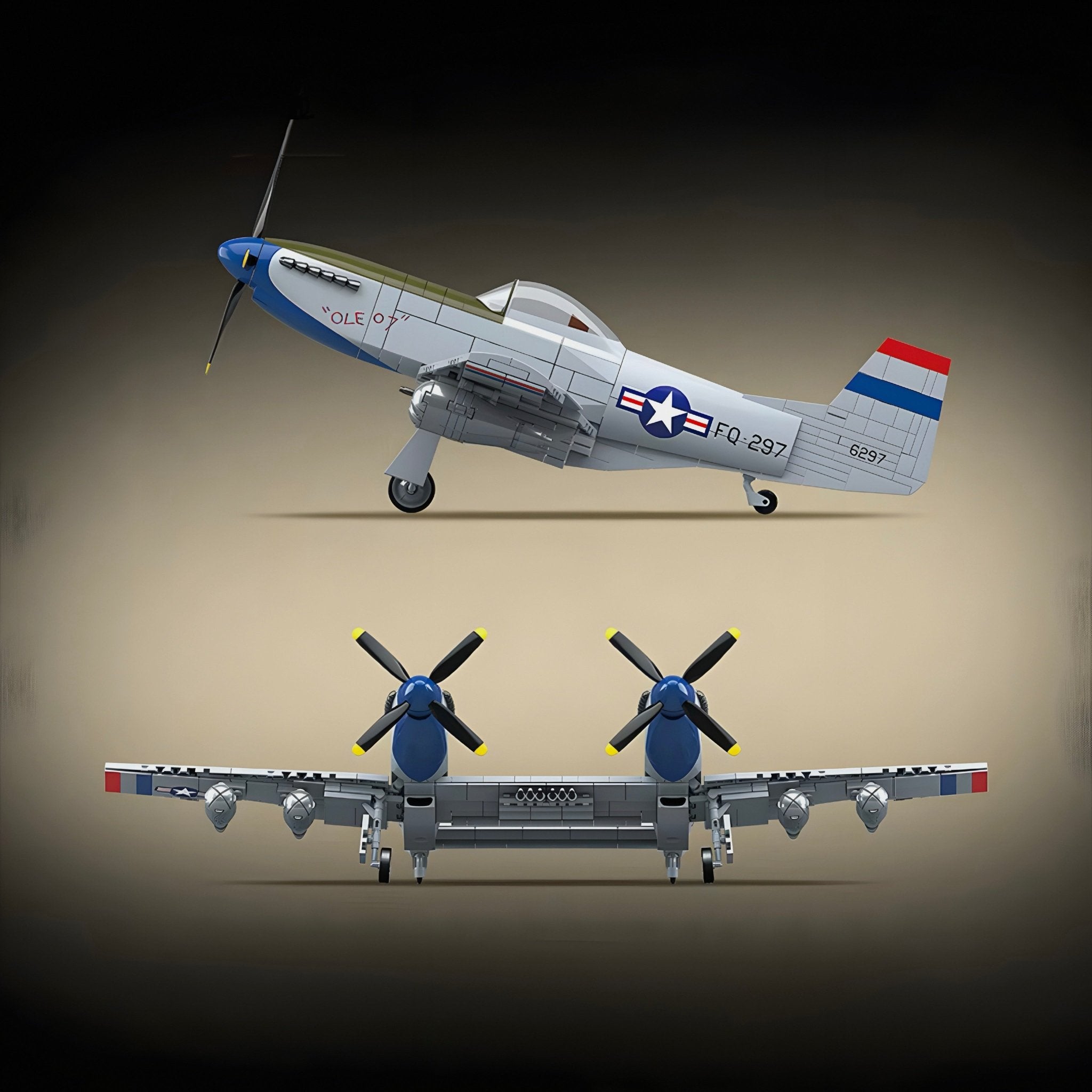 North American F - 82 Twin Mustang | 1108pcs - My Store