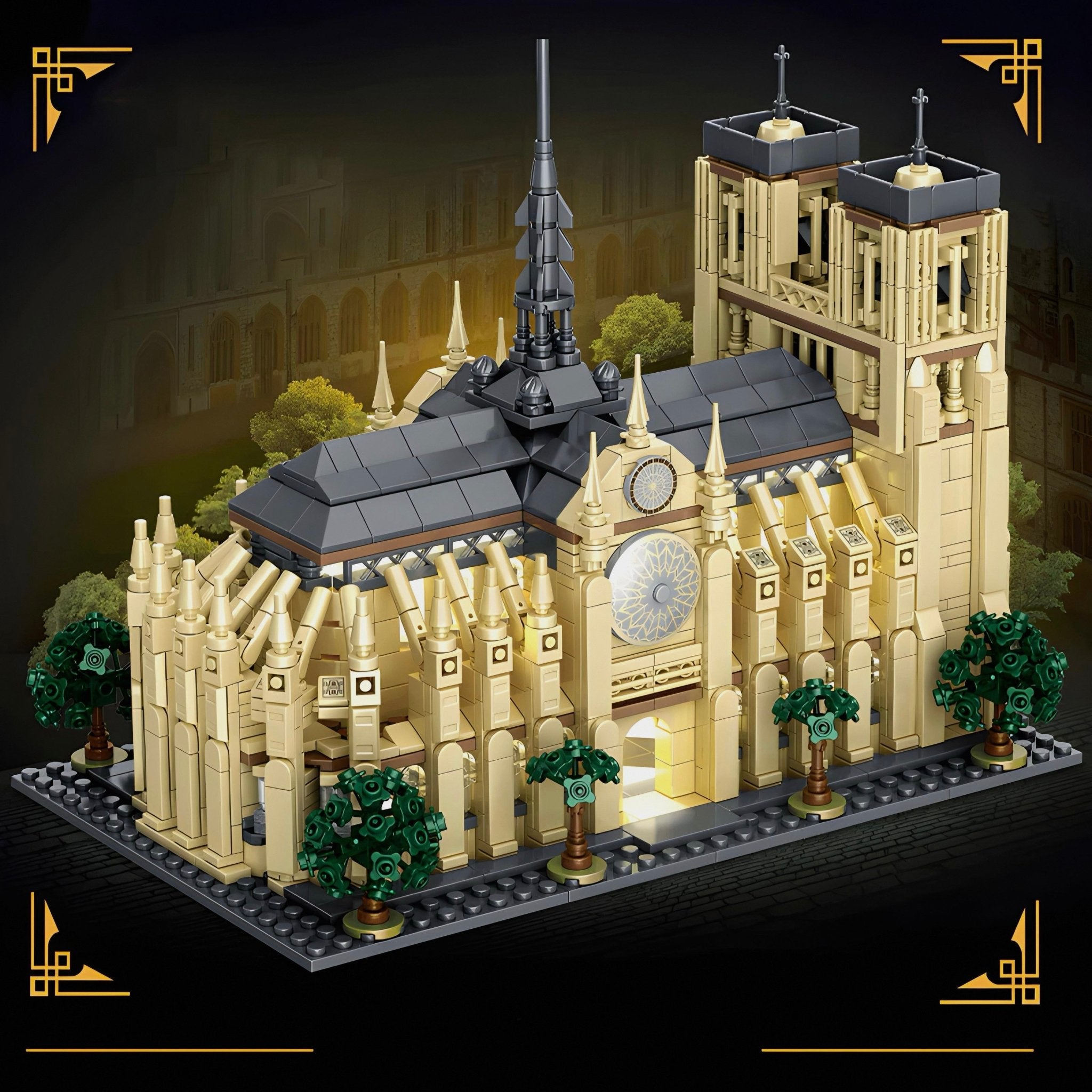 Notre Dame Cathedral | 1758pcs - My Store