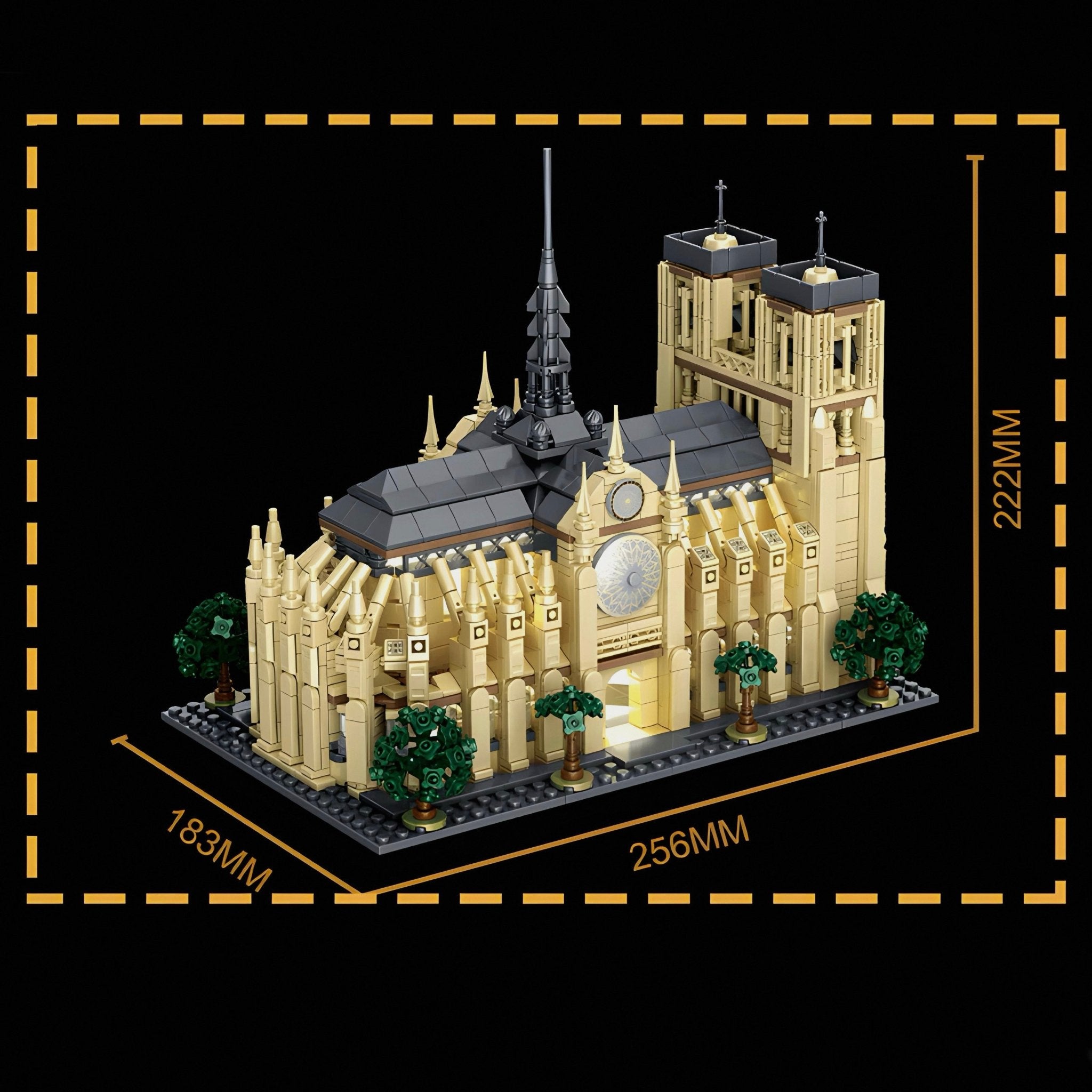 Notre Dame Cathedral | 1758pcs - My Store