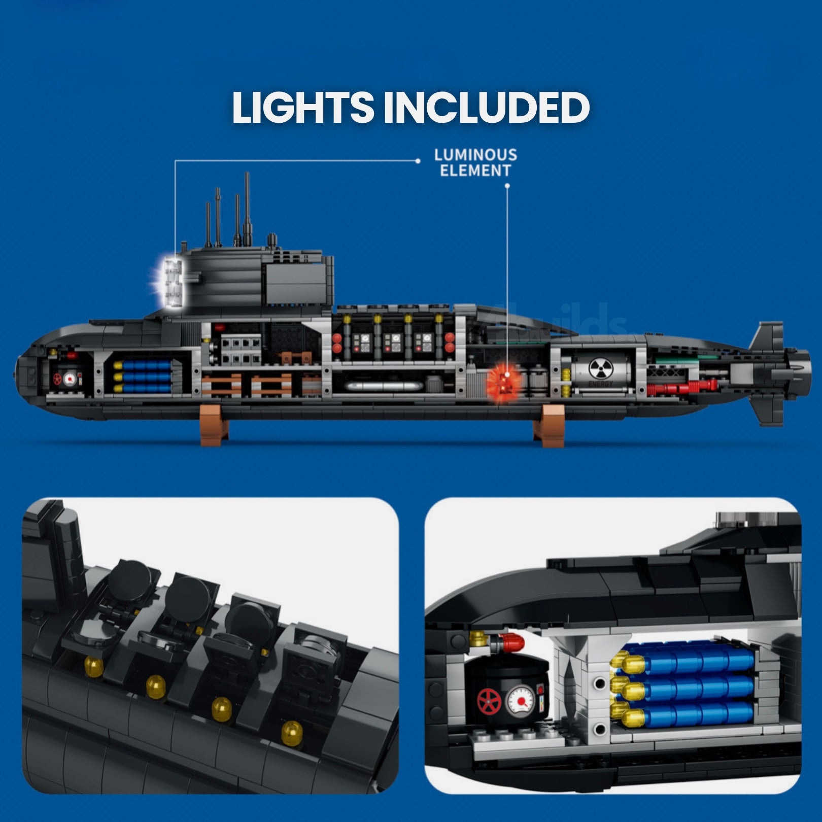 Nuclear Submarine | 1498pcs - My Store