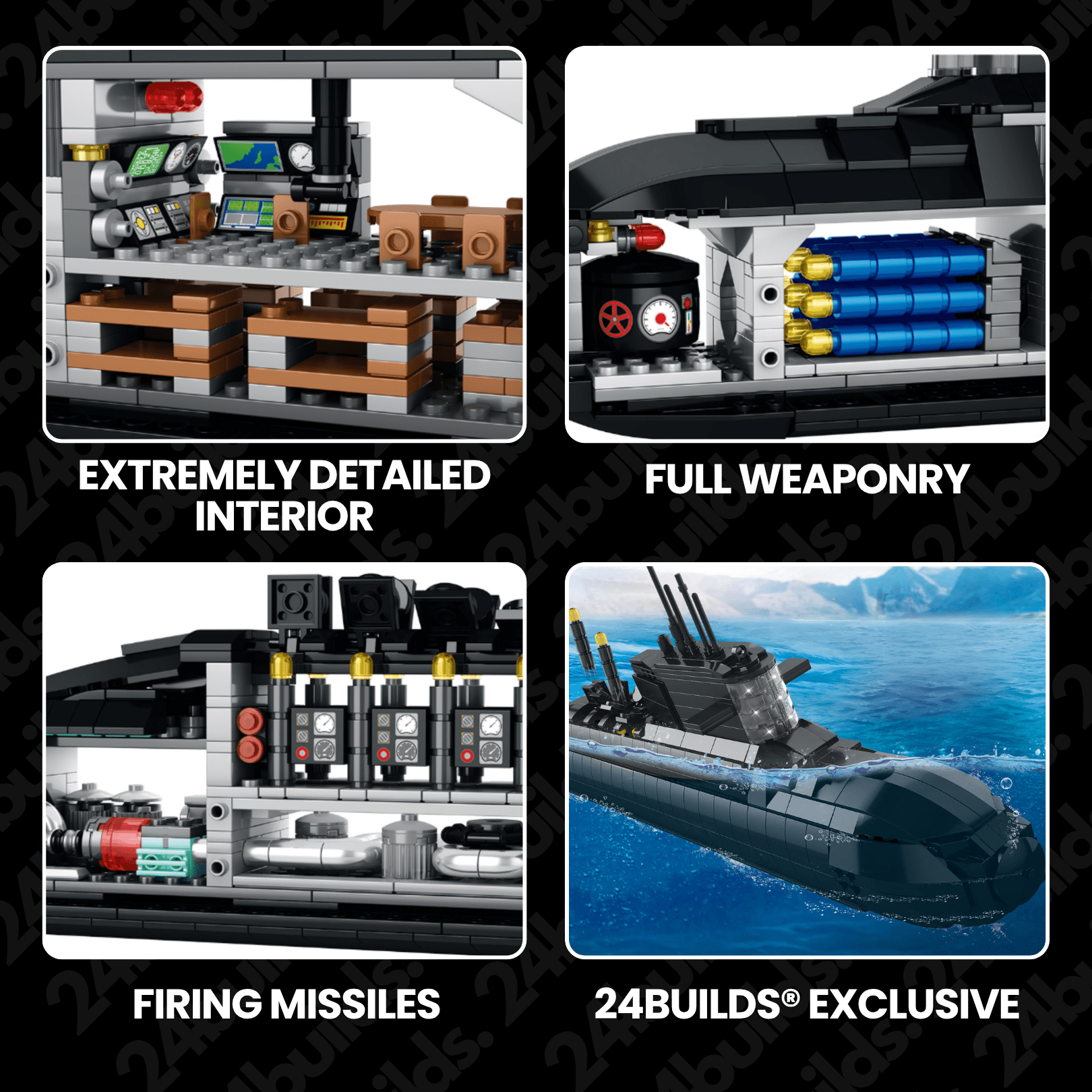 Nuclear Submarine | 1498pcs - My Store