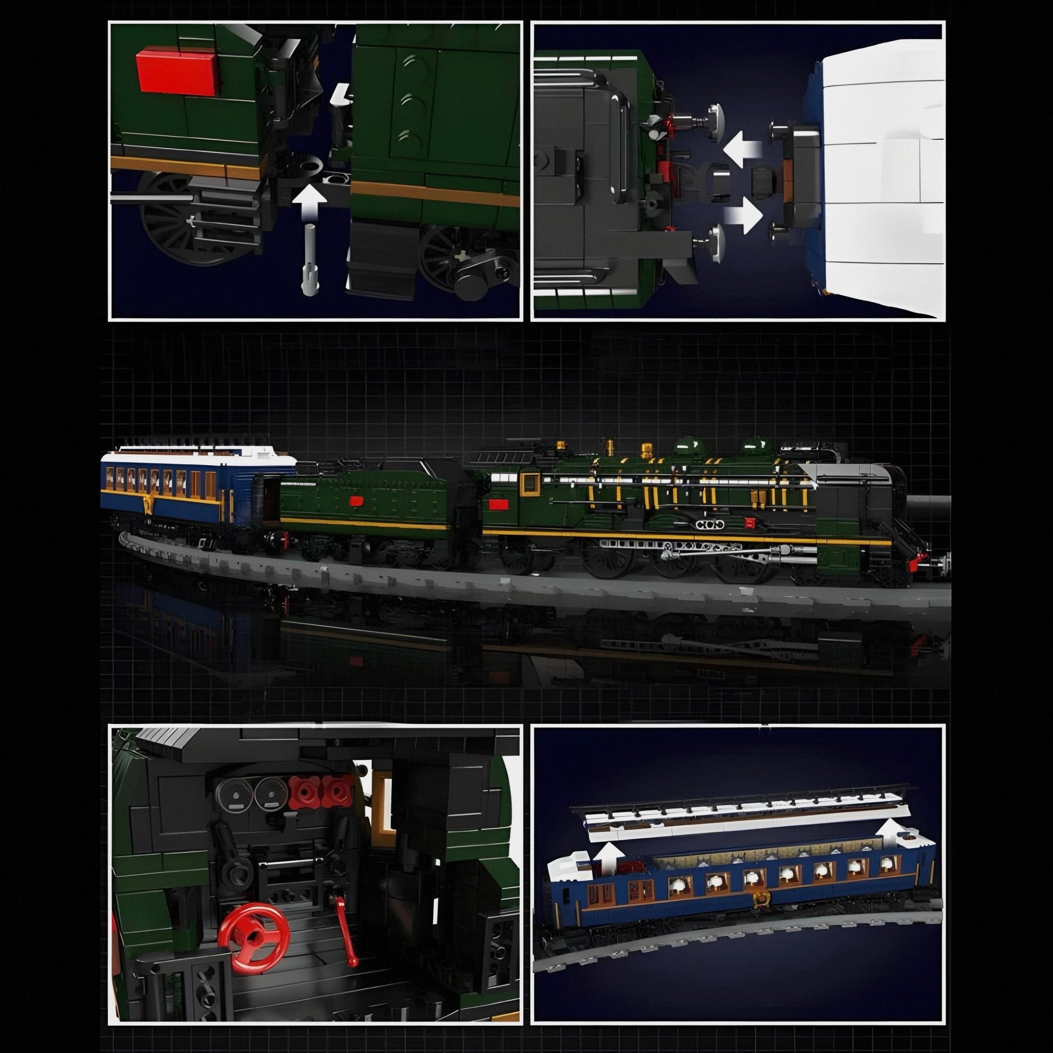Orient Express Locomotive | 3897pcs - My Store