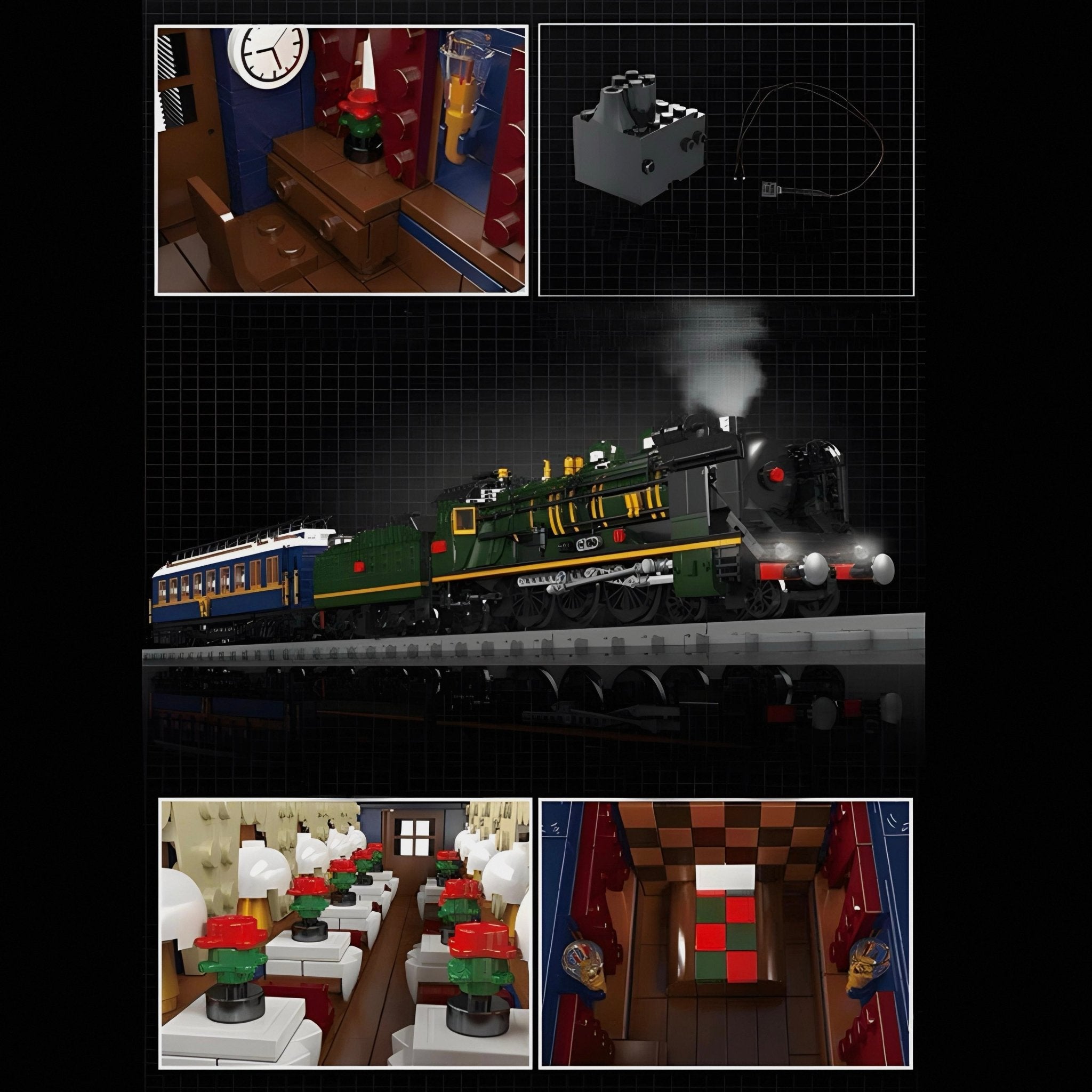 Orient Express Locomotive | 3897pcs - My Store