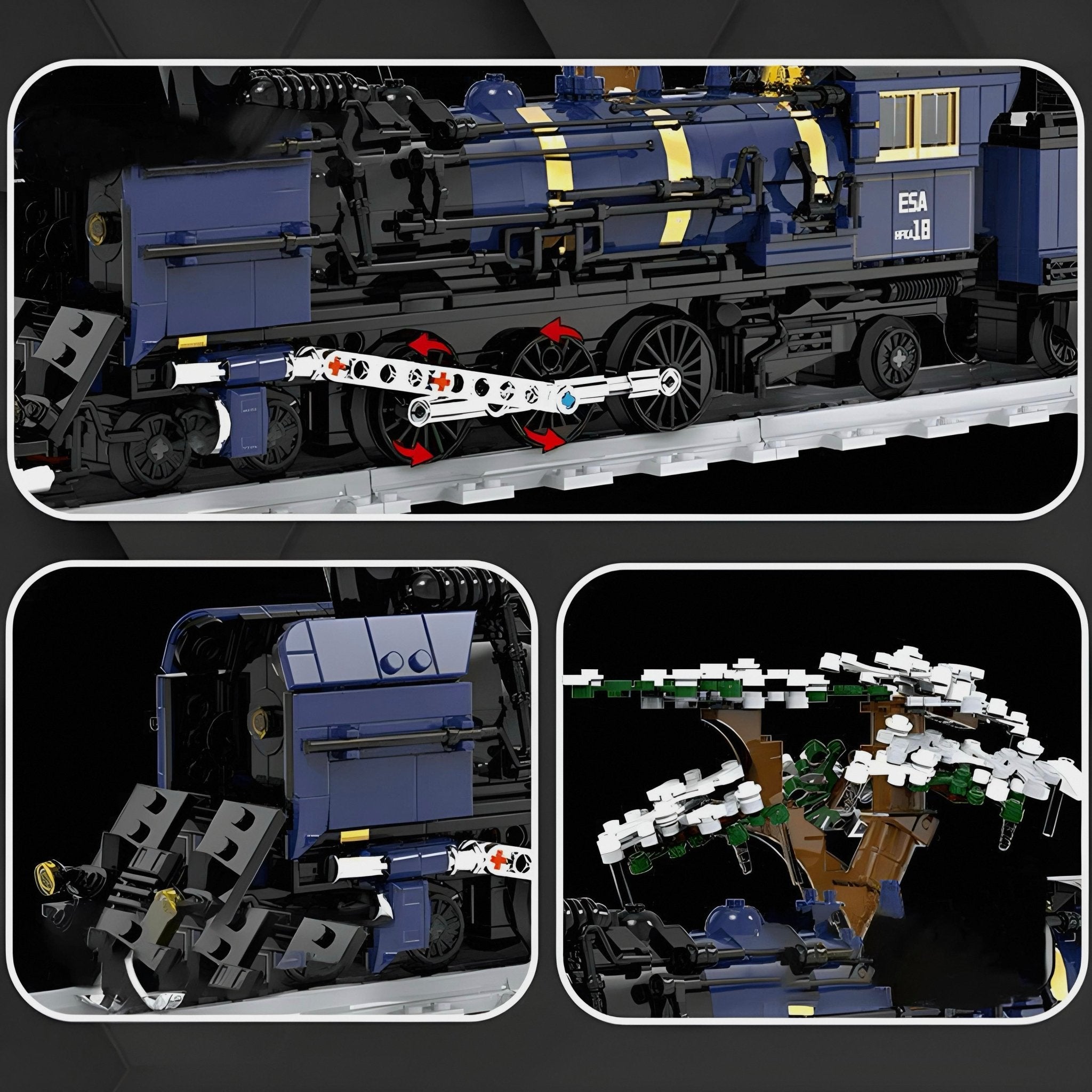 Oriental Steam Train | 1052pcs - My Store
