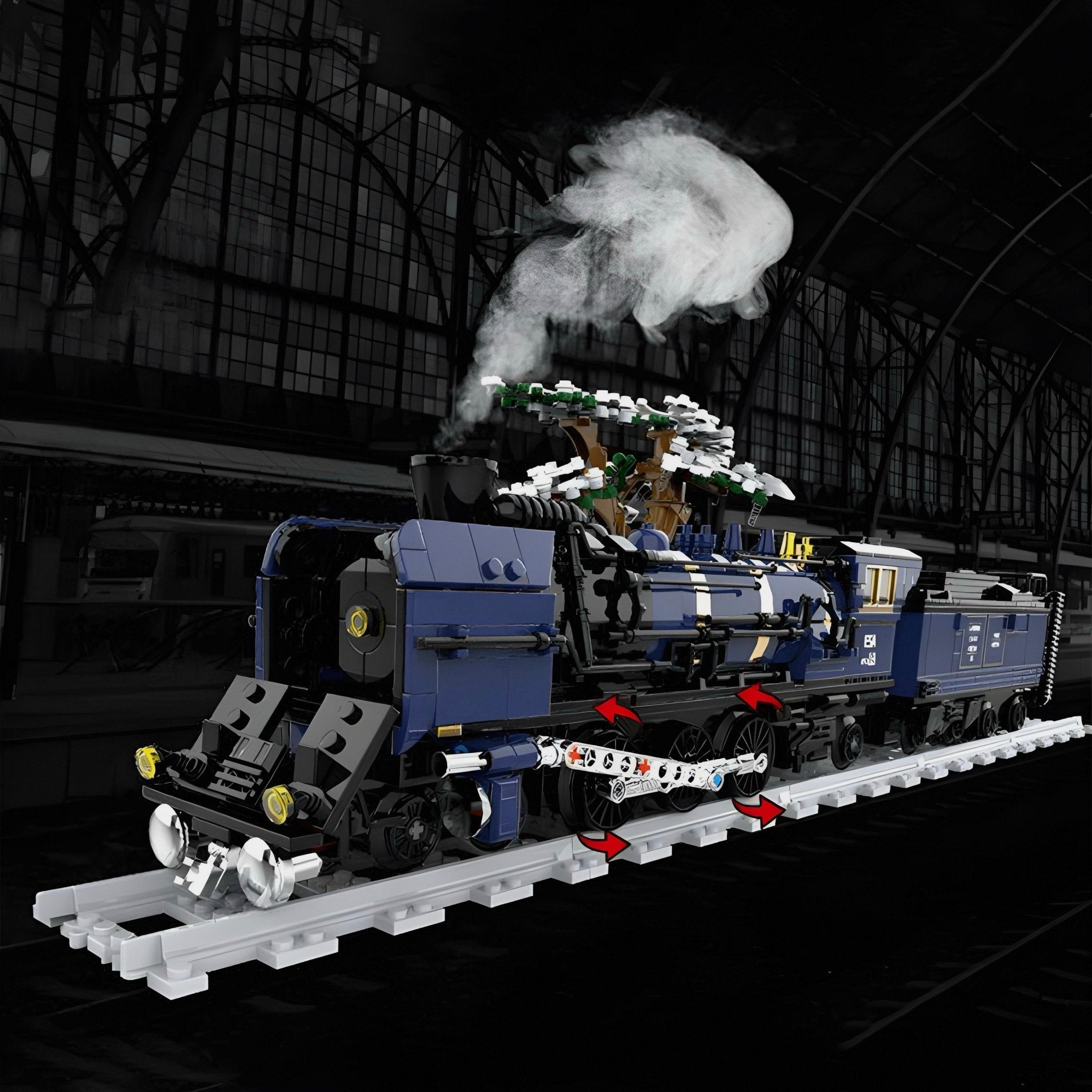 Oriental Steam Train | 1052pcs - My Store