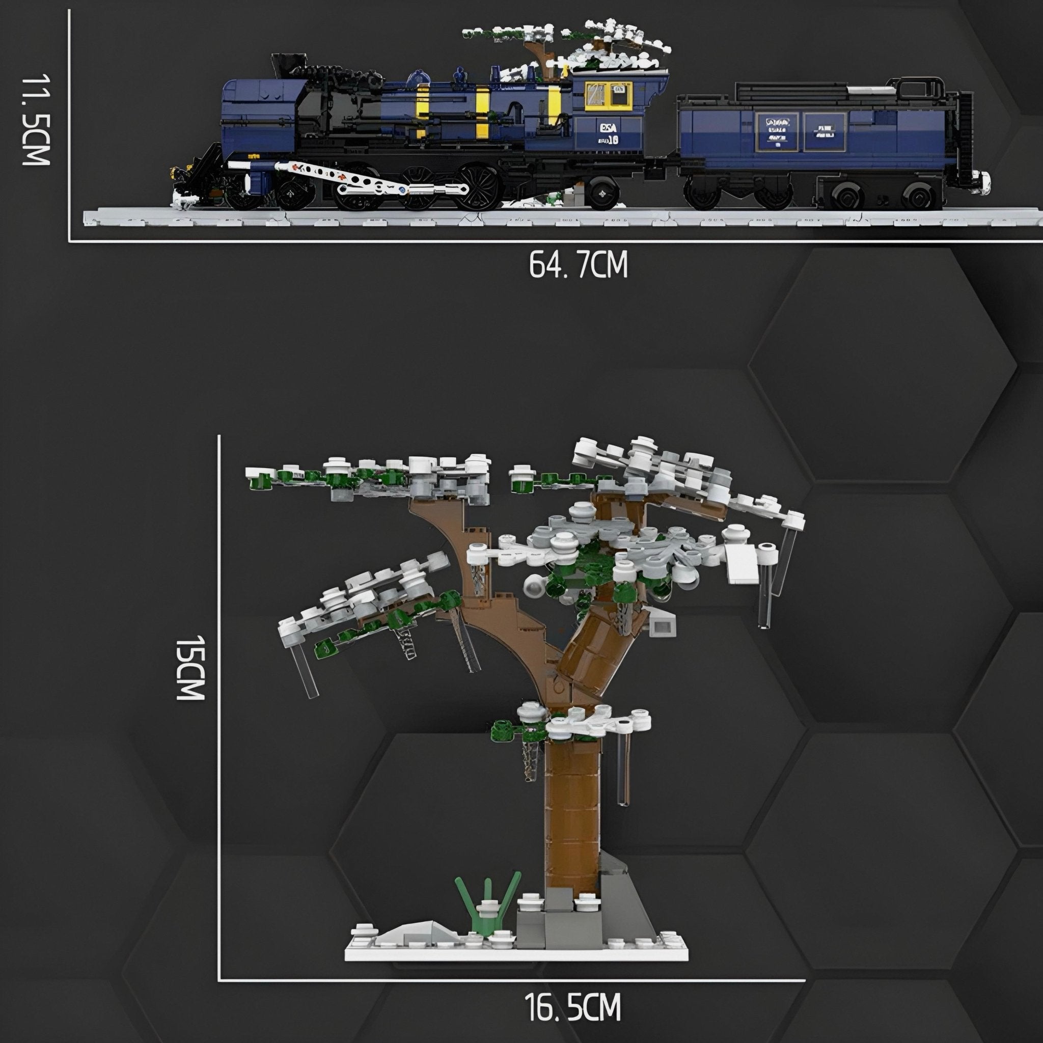 Oriental Steam Train | 1052pcs - My Store