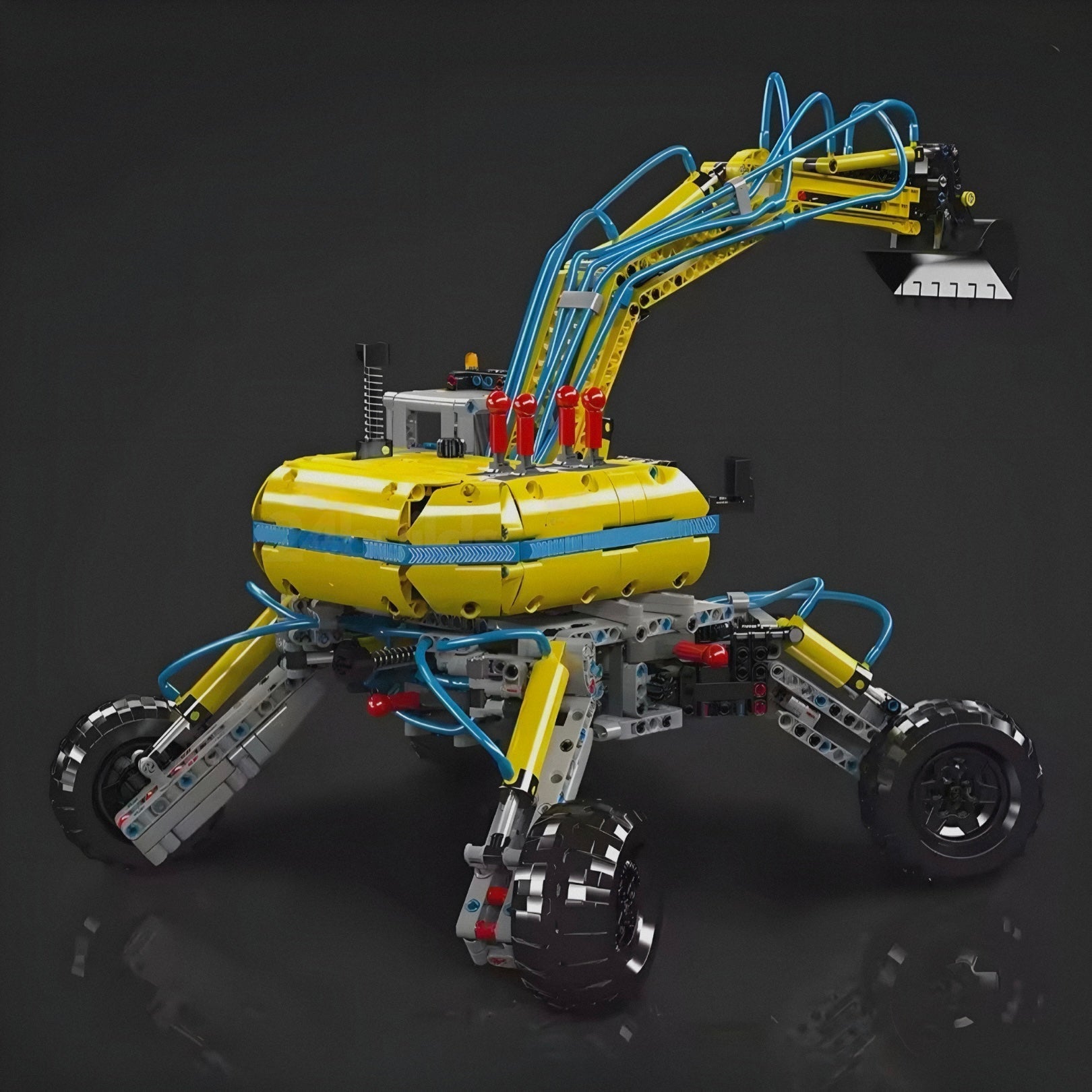 Pneumatic All - Terrain Excavator | 1392pcs - My Store