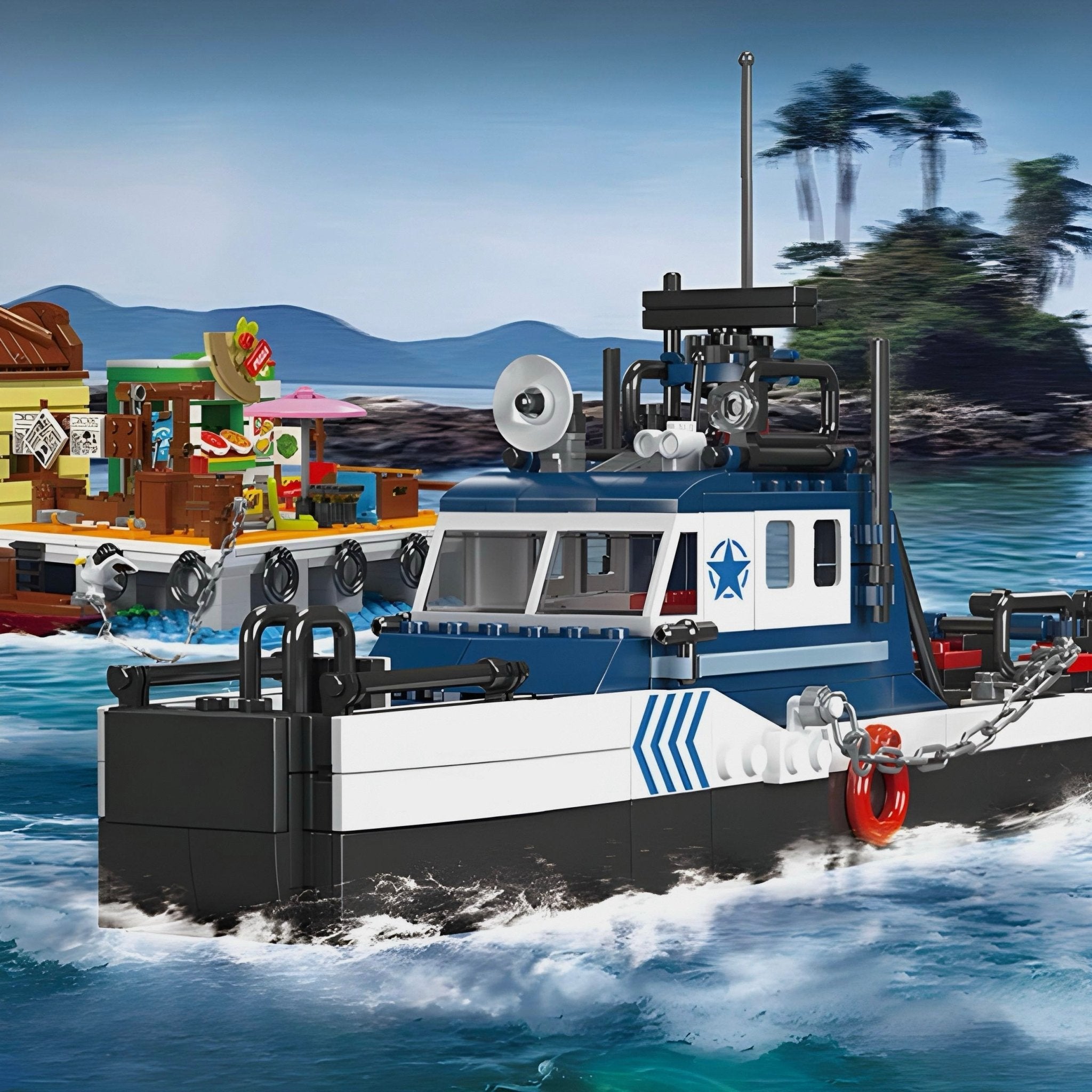 Police Boat | 416pcs - My Store