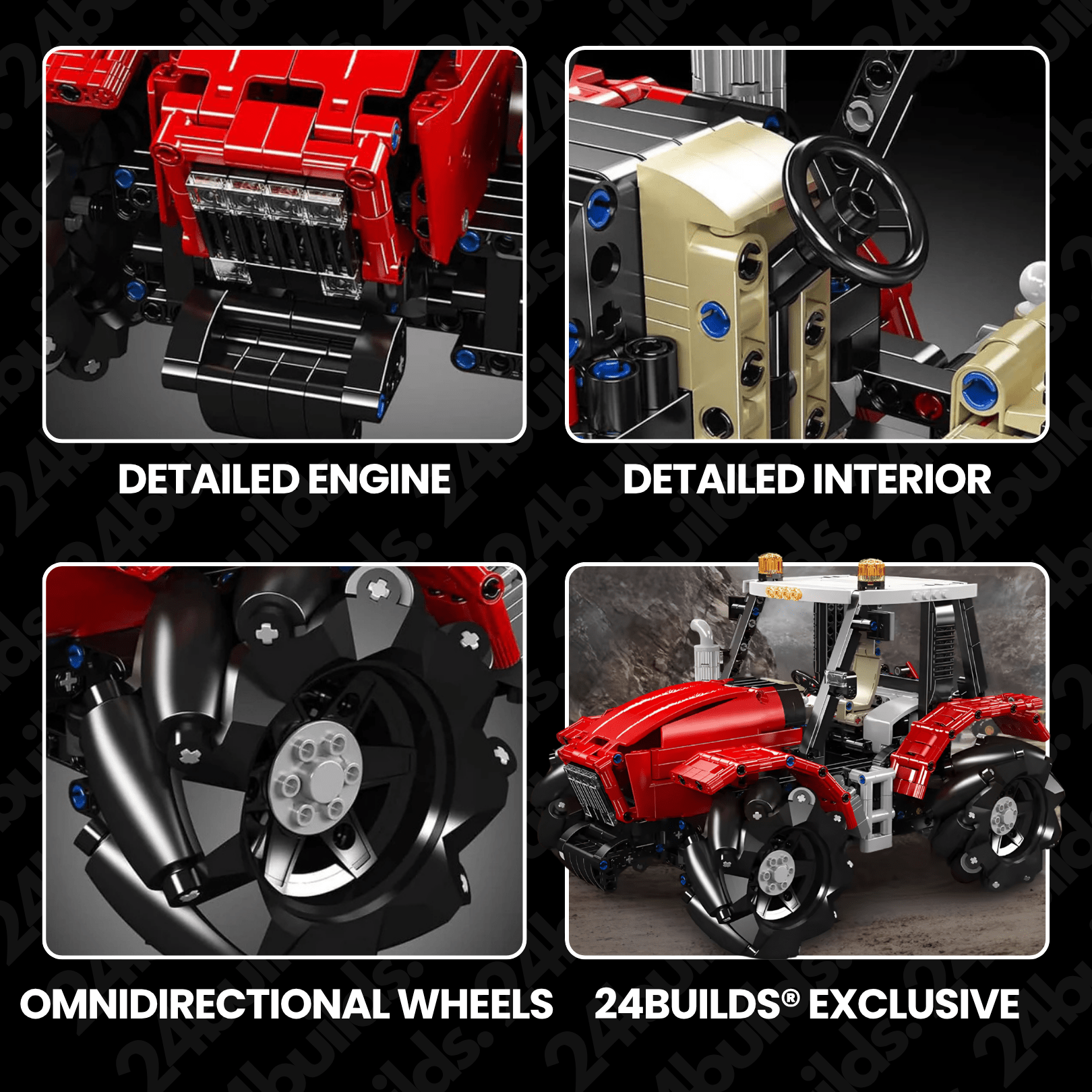 Remote Controlled Agricultural Tractor | 1392pcs - My Store