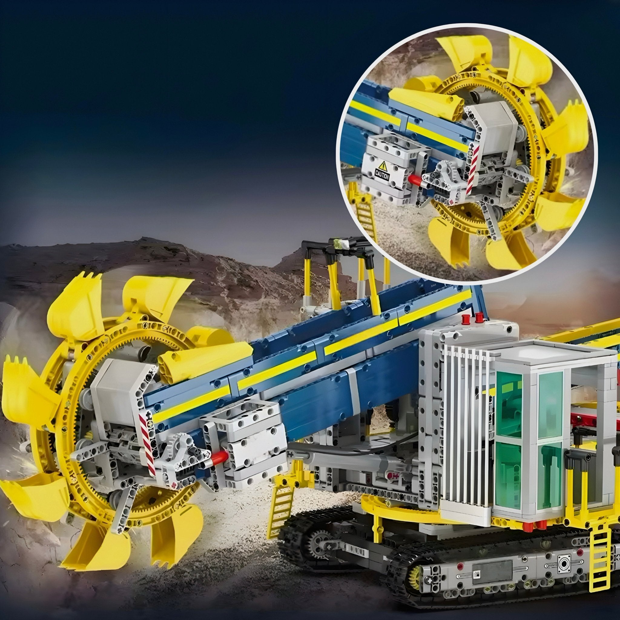 Remote Controlled Bucket Wheel Excavator | 3190pcs - My Store