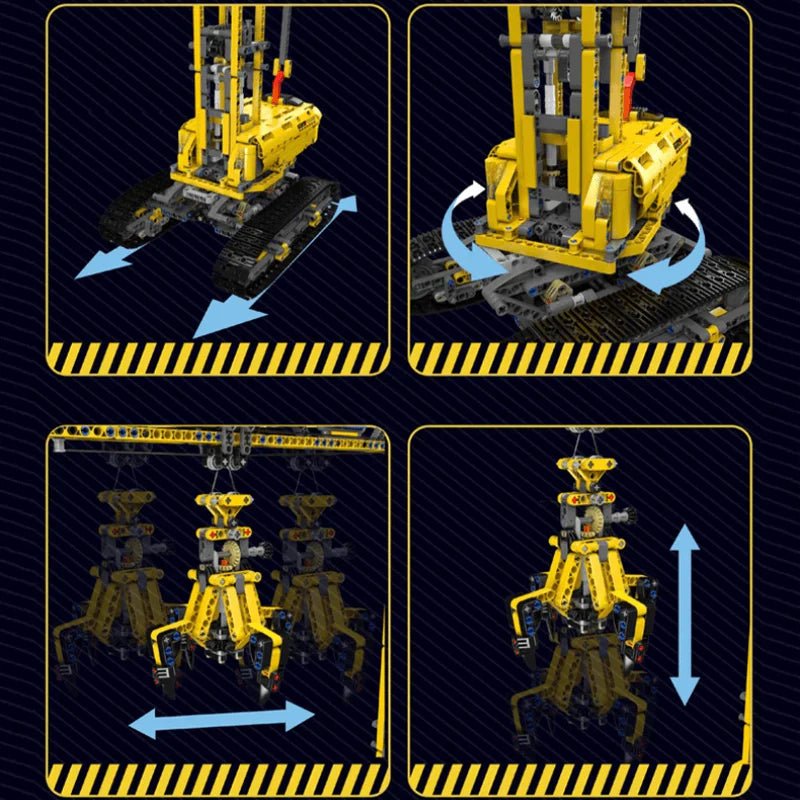Remote Controlled City Building Crane | 1730pcs - My Store