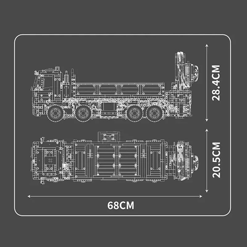 Remote Controlled Crane Truck | 4012pcs - My Store