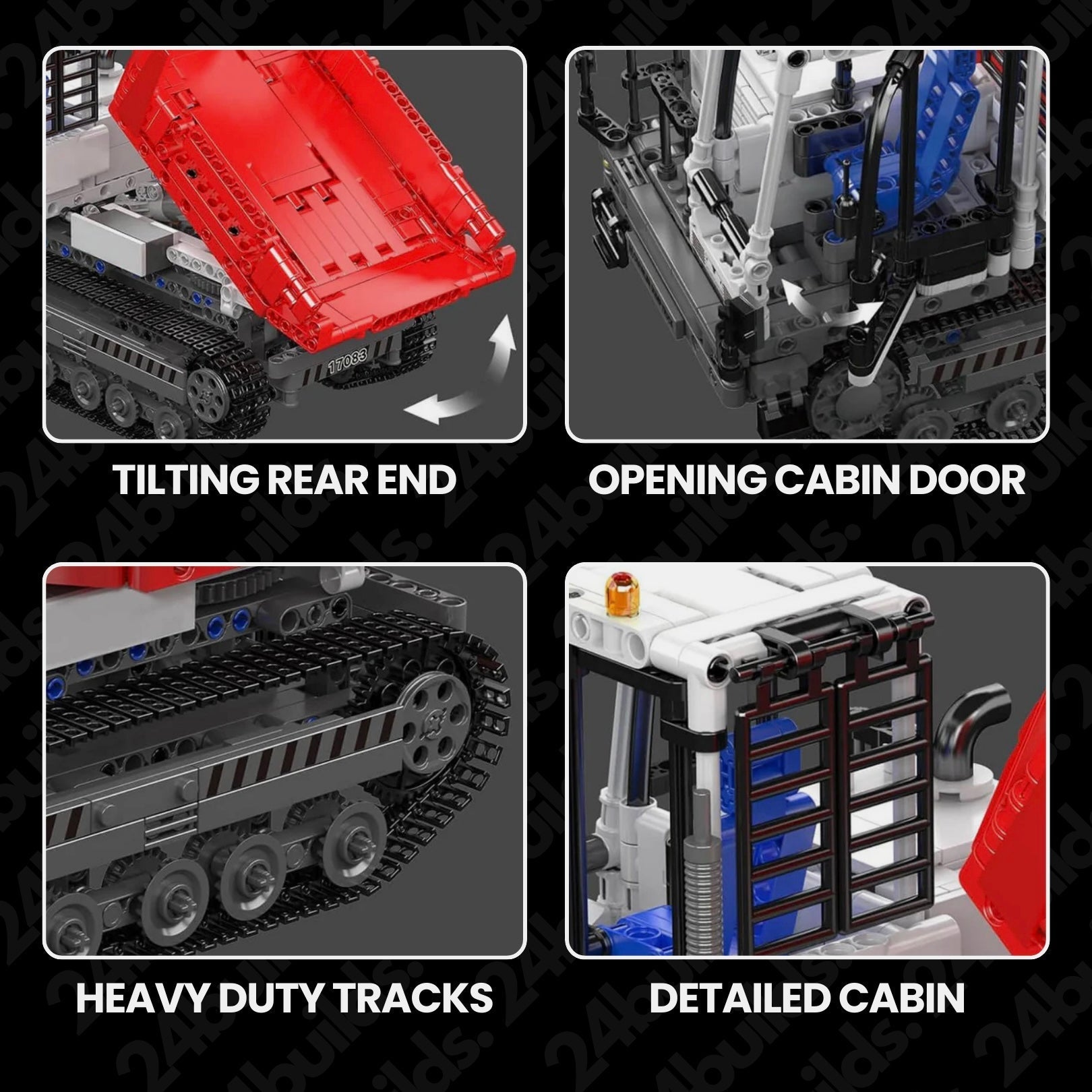 Remote Controlled Crawler Dump Truck | 1106pcs - My Store