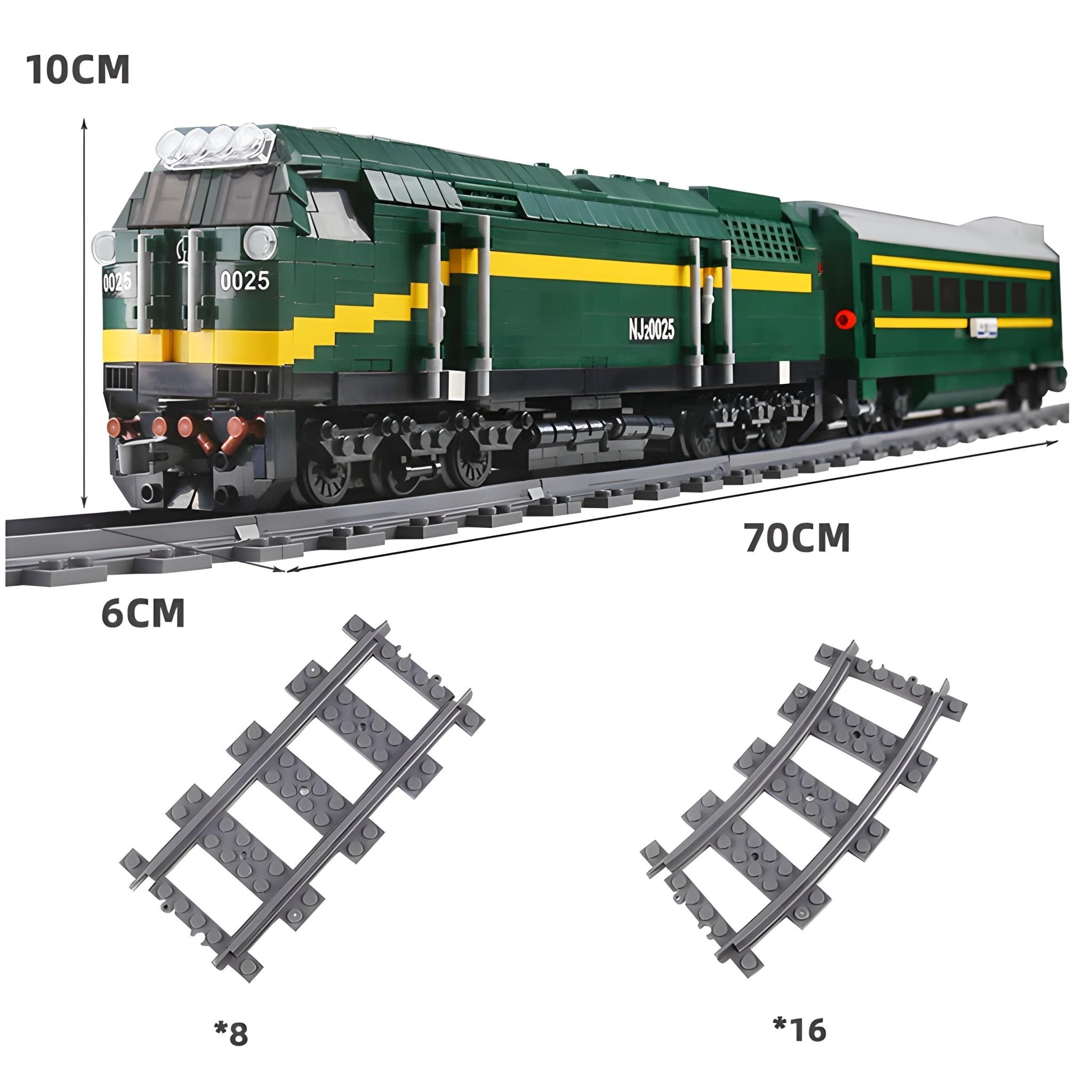 Remote Controlled Diesel Locomotive | 2086pcs - My Store