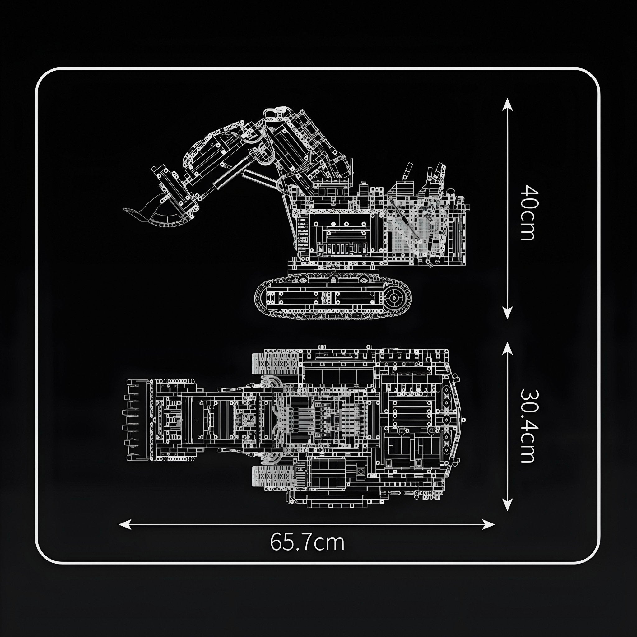 Remote Controlled Heavy Duty Excavator | 4768pcs - My Store