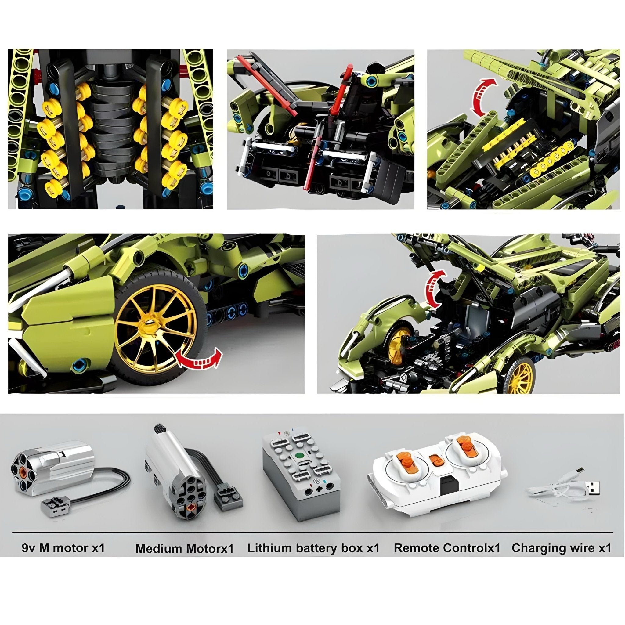 Remote Controlled Italian Concept | 1039pcs - My Store
