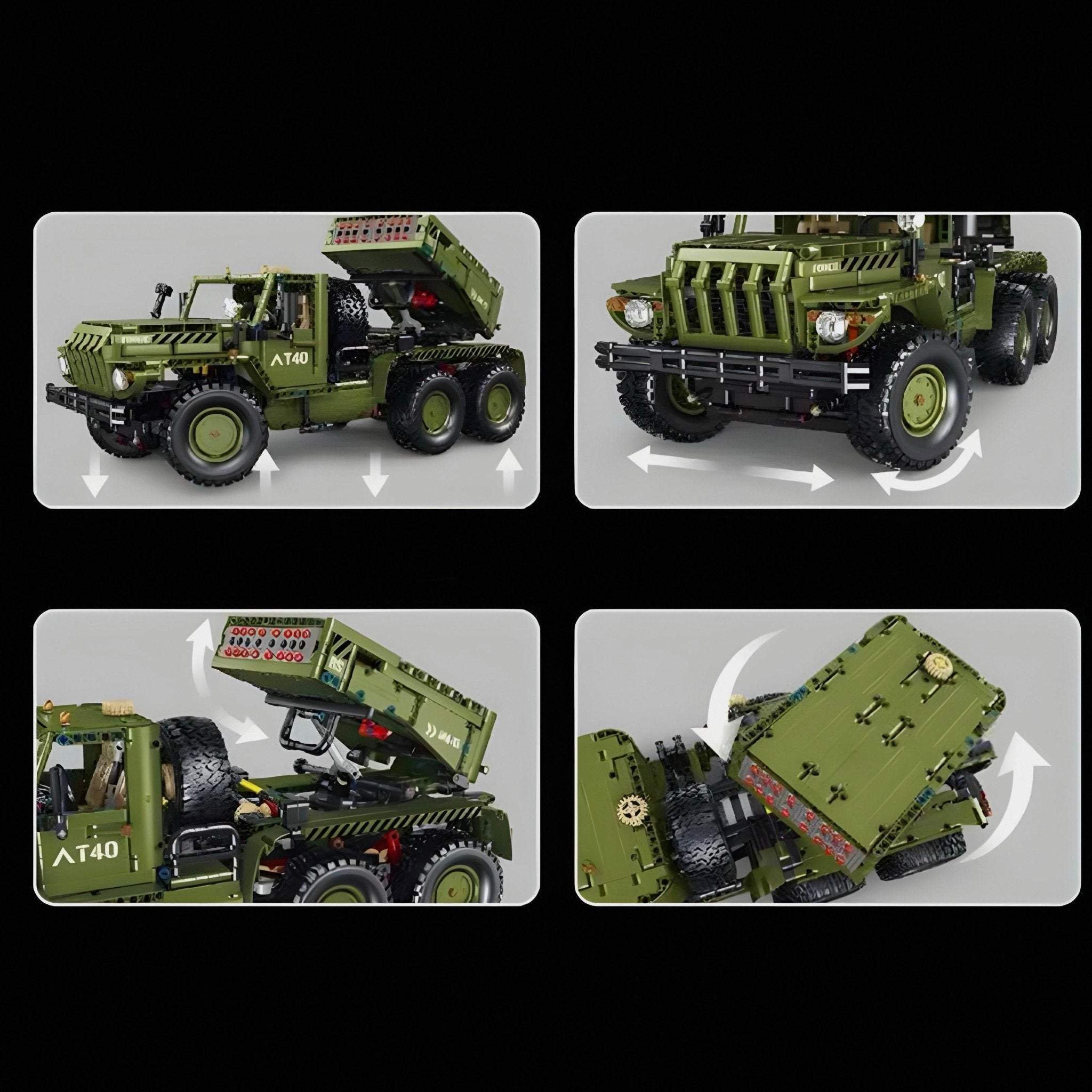 Remote Controlled Katyusha Rocket Launcher | 2269pcs - My Store