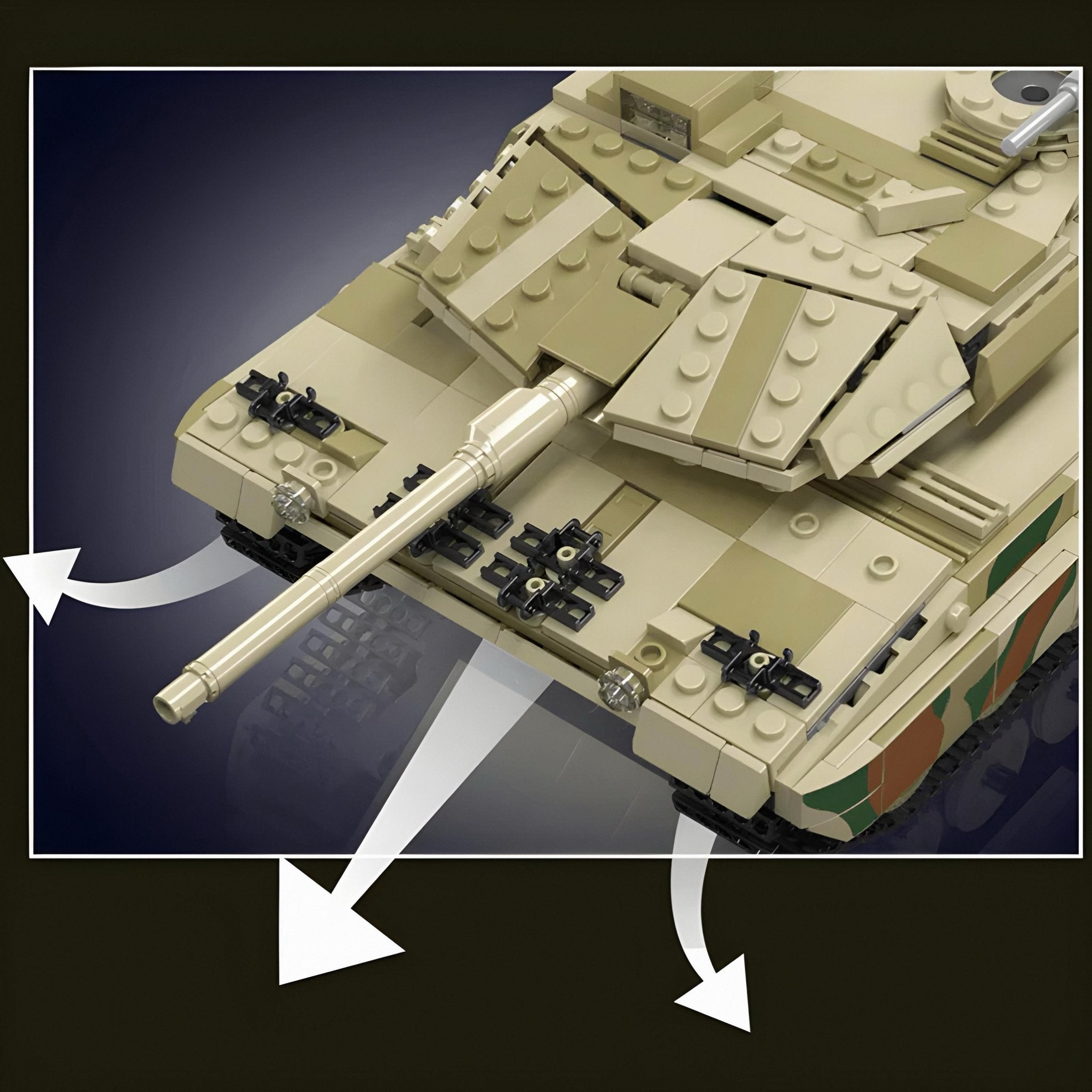 Remote Controlled Leopard Tank | 1092pcs - My Store