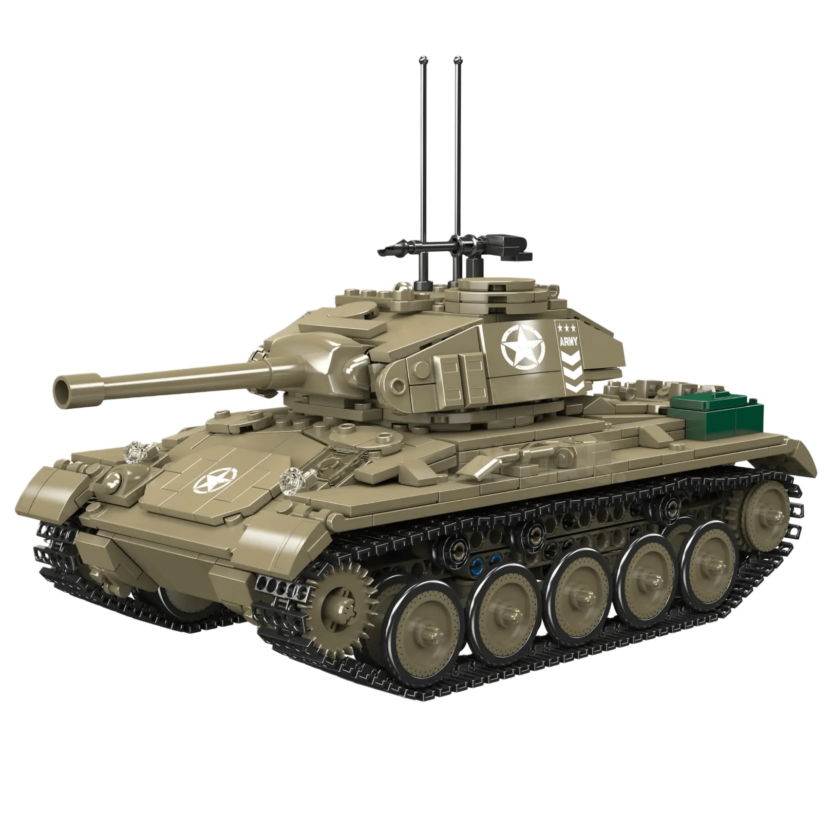 Remote Controlled M24 Chaffee Tank | 932pcs - My Store