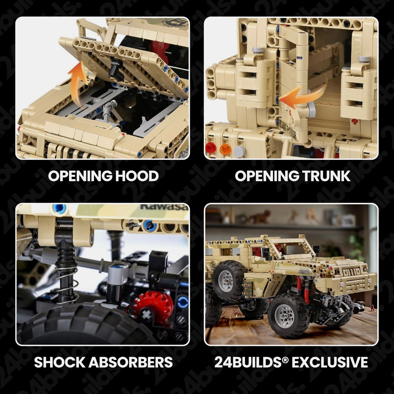 Remote Controlled Military 4x4 | 2032pcs - My Store
