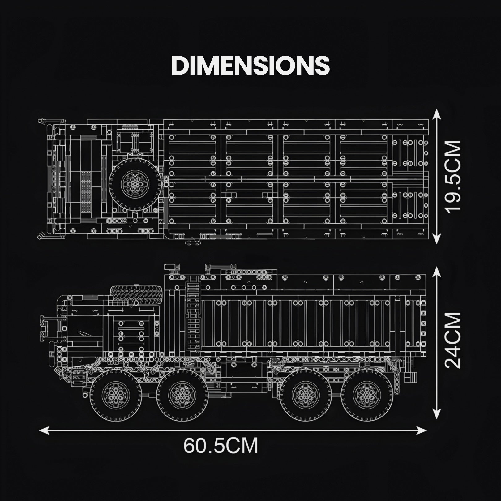 Remote Controlled Missile Launcher Truck | 3594pcs - My Store