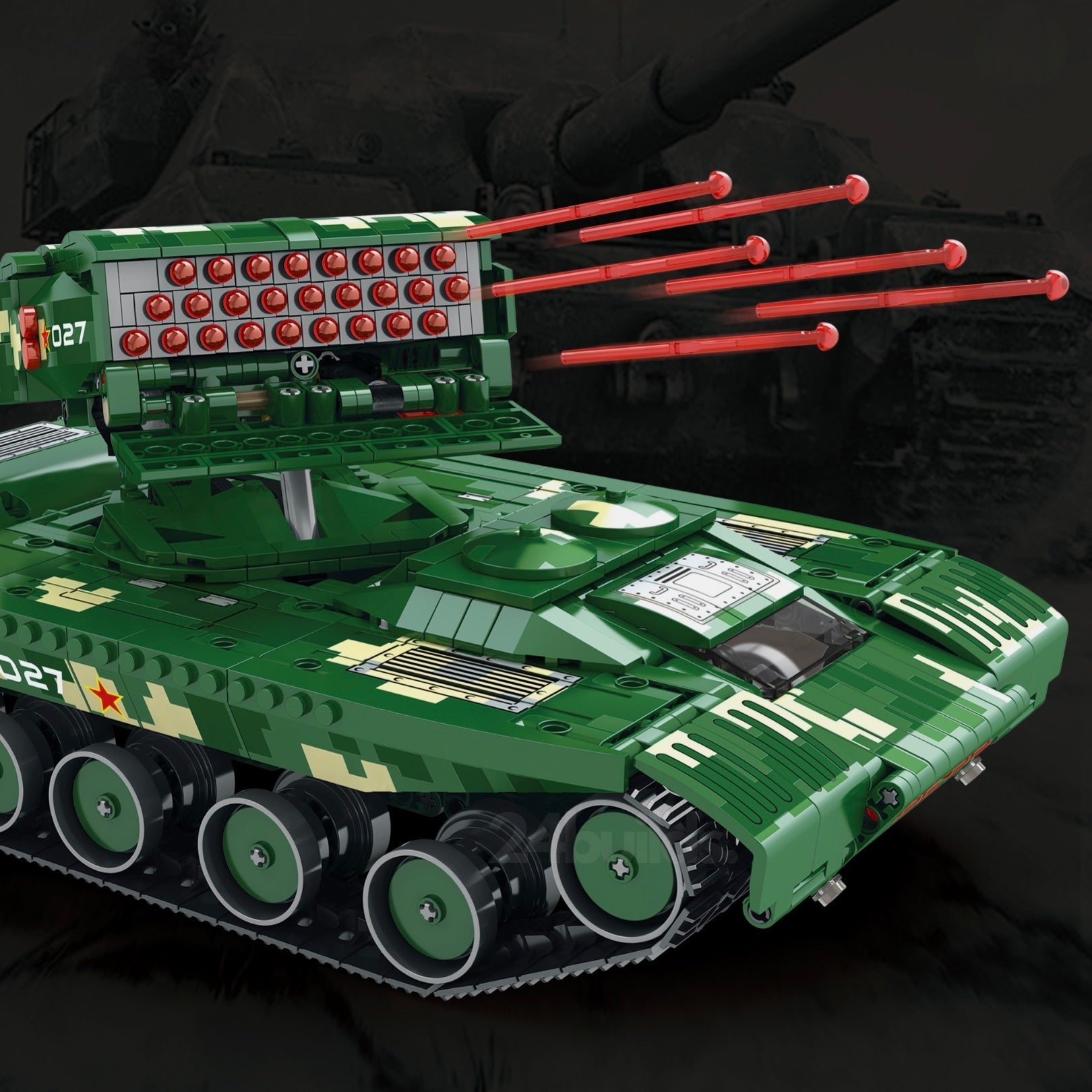 Remote Controlled Missile Tank | 1488pcs - My Store
