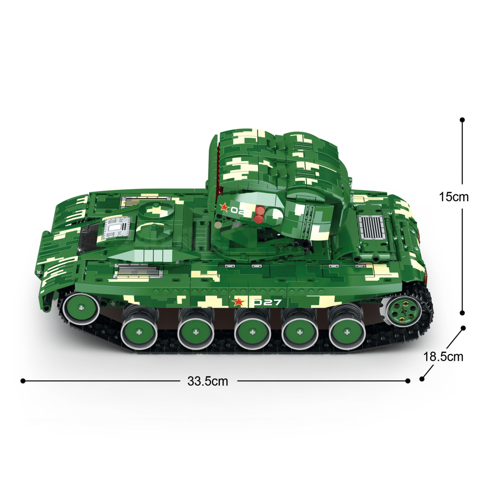 Remote Controlled Missile Tank | 1488pcs - My Store