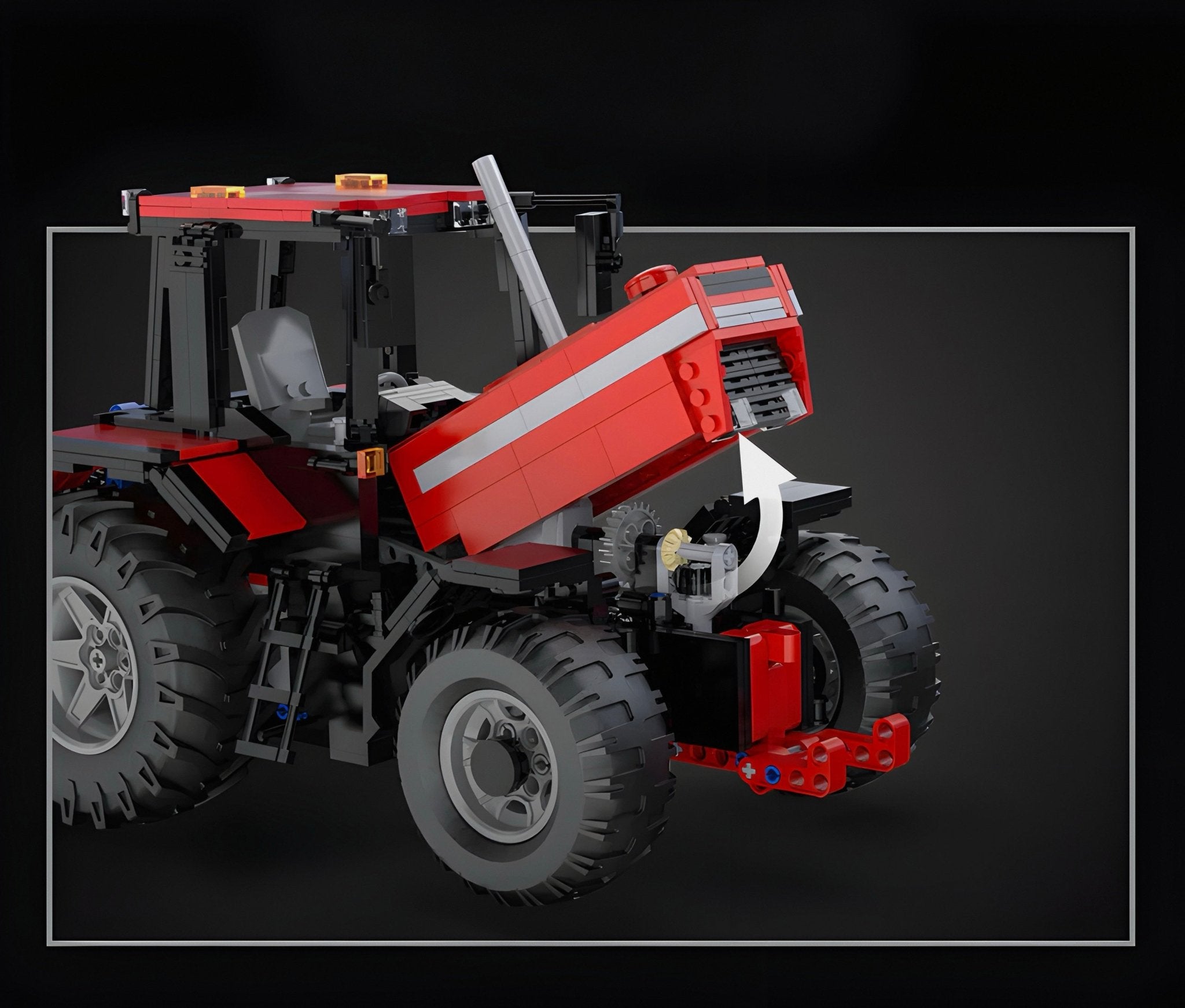 Remote Controlled Plowing Tractor | 1676pcs - My Store