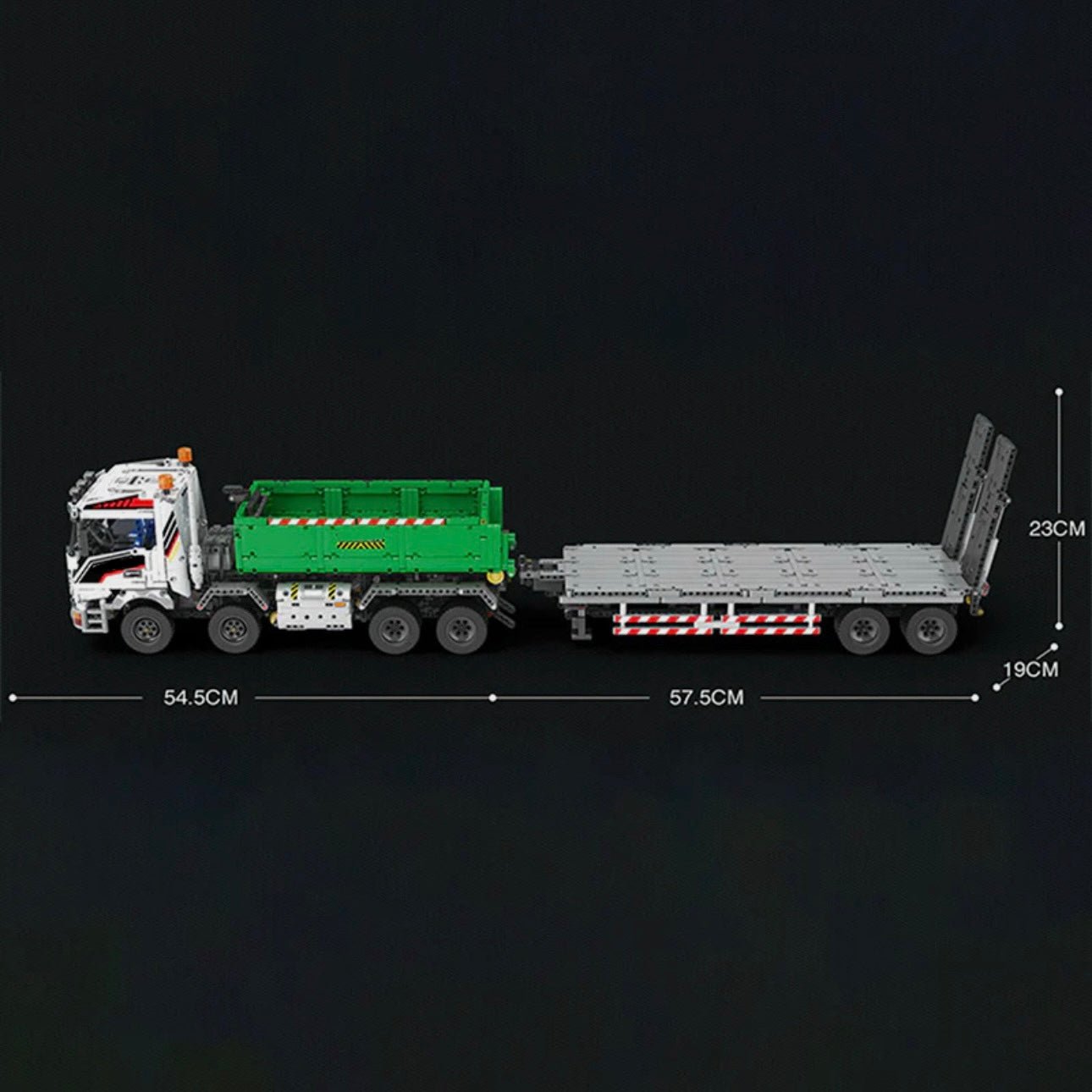 Remote Controlled Skip & Tow Truck | 2950pcs - My Store