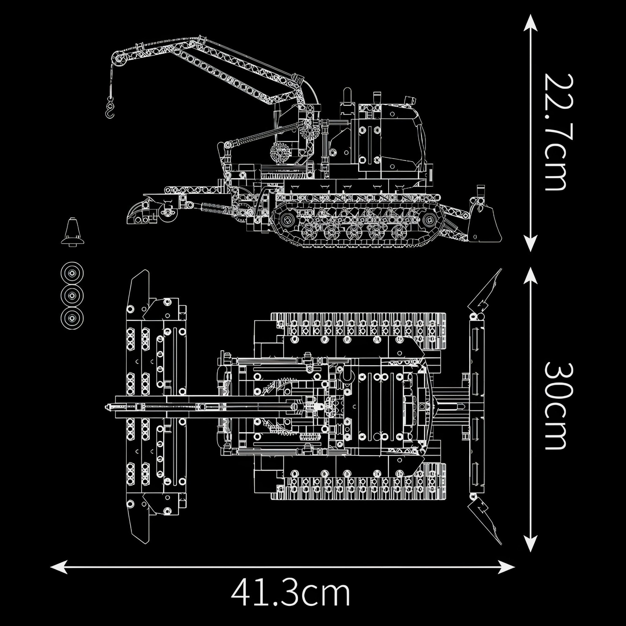 Remote Controlled Snow Plow | 1240pcs - My Store