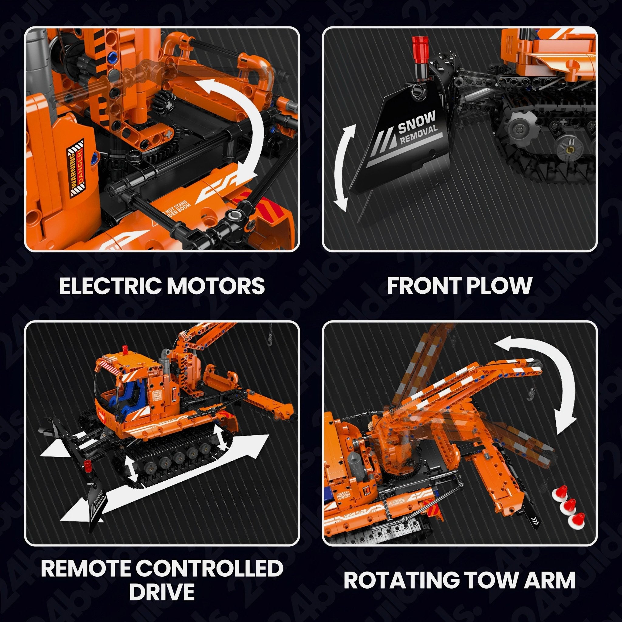 Remote Controlled Snow Plow | 1240pcs - My Store