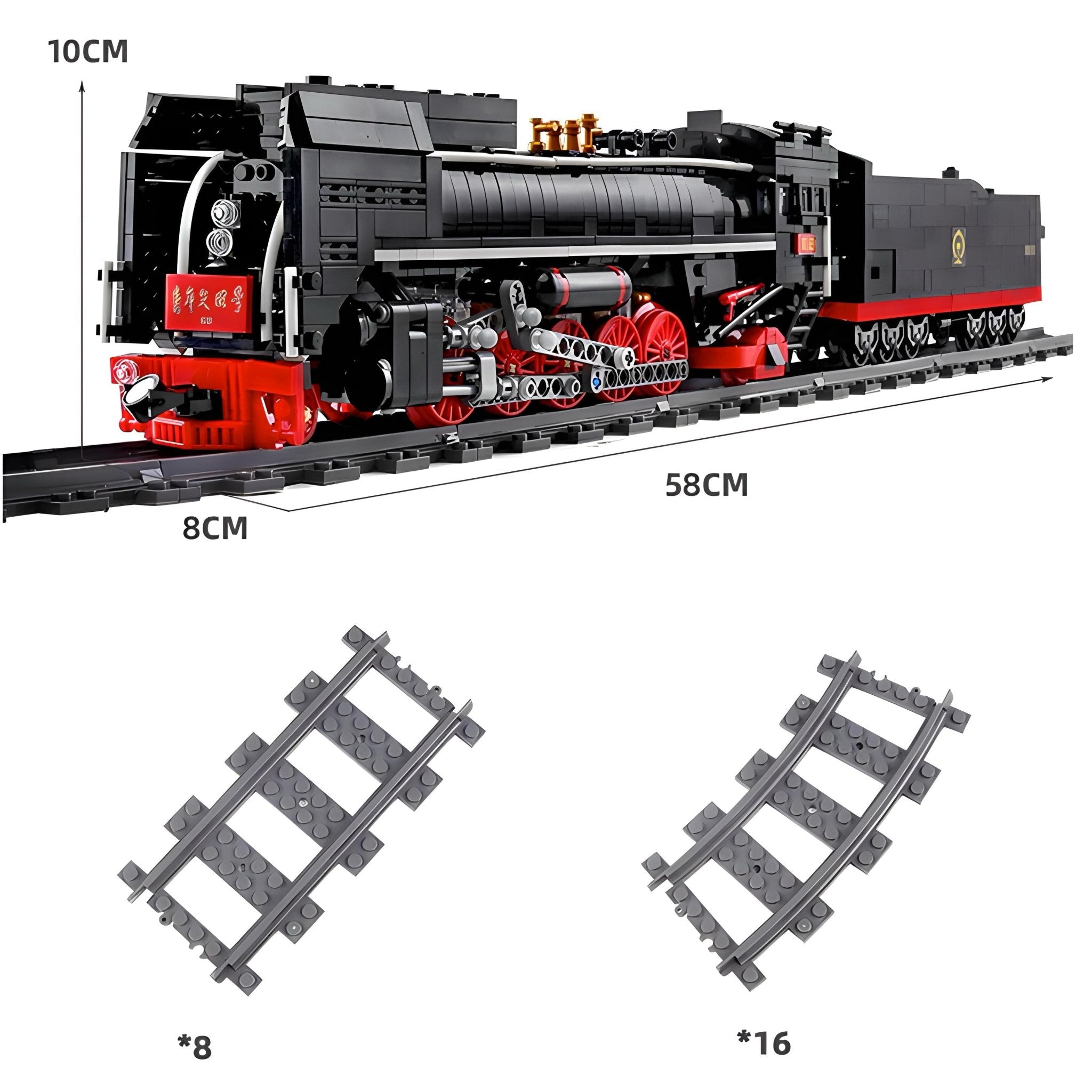 Remote Controlled Steam Train | 1552pcs - My Store