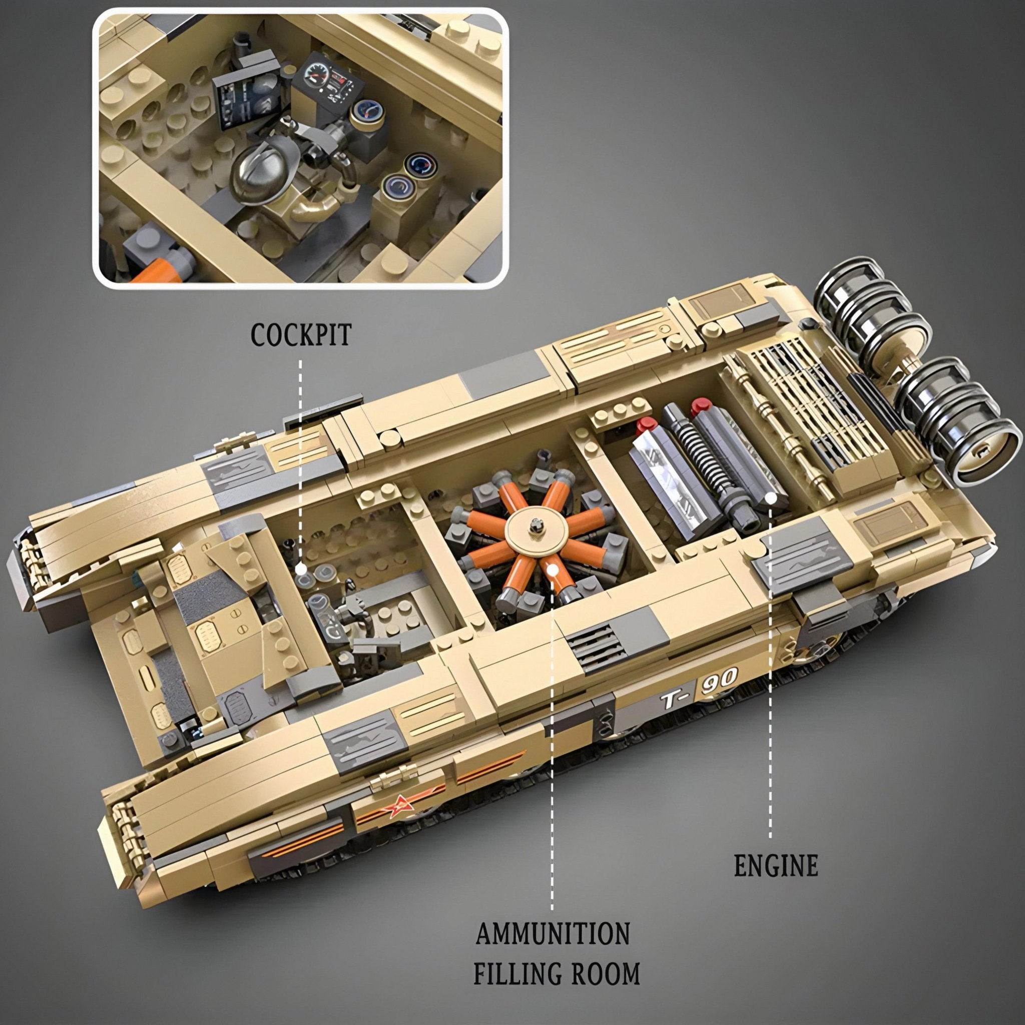 Remote Controlled Tank | 1724pcs - My Store
