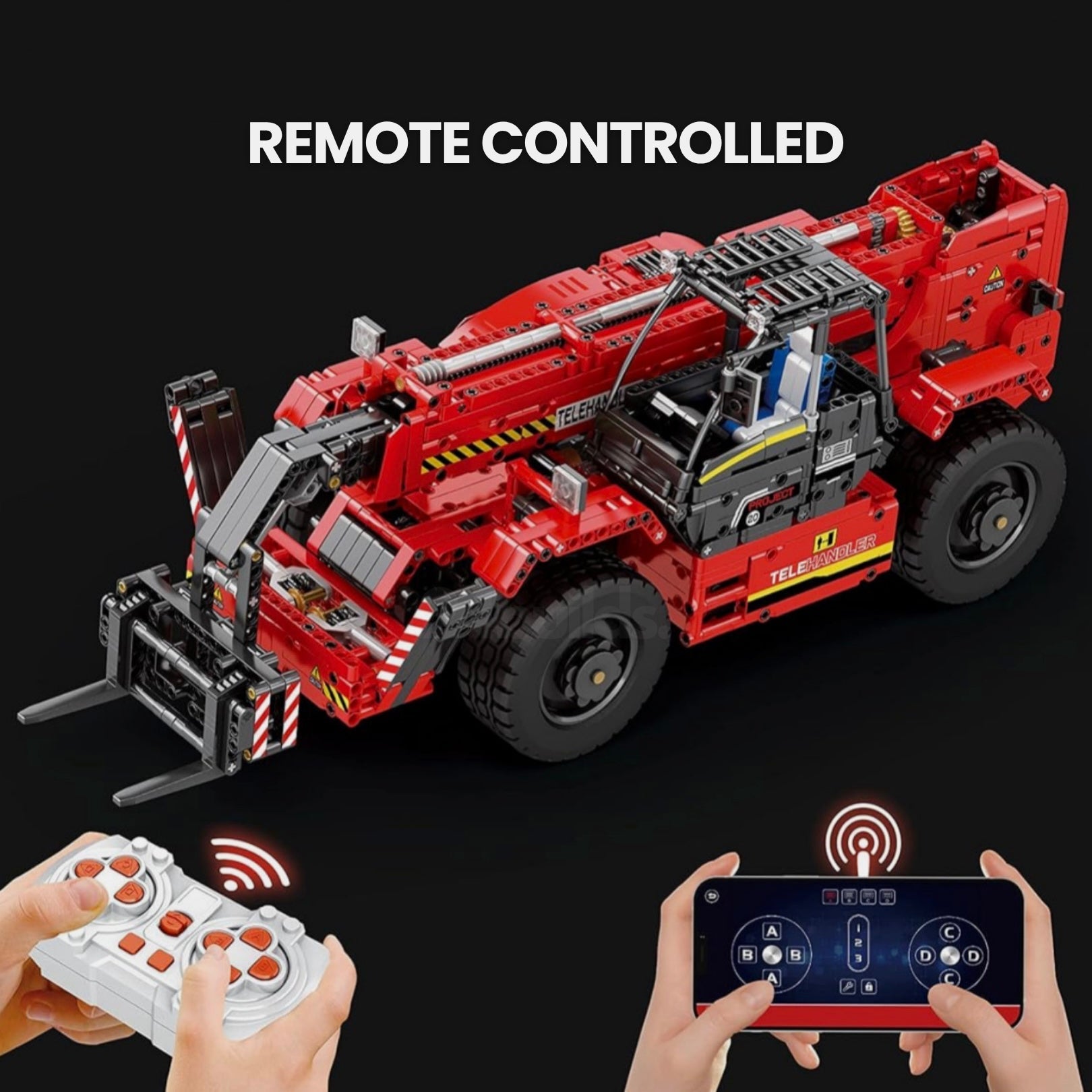 Remote Controlled Telehandler | 2260pcs - My Store