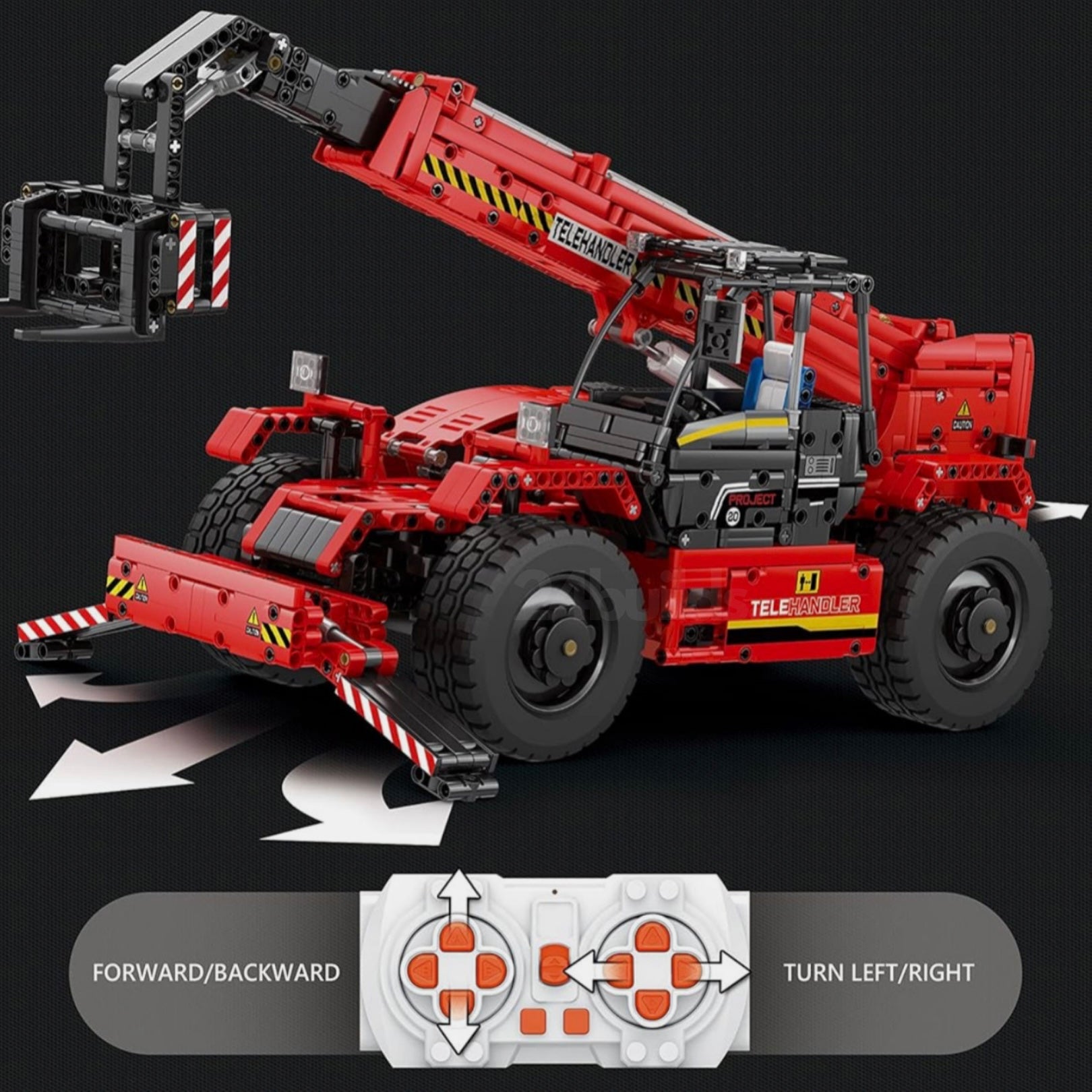 Remote Controlled Telehandler | 2260pcs - My Store