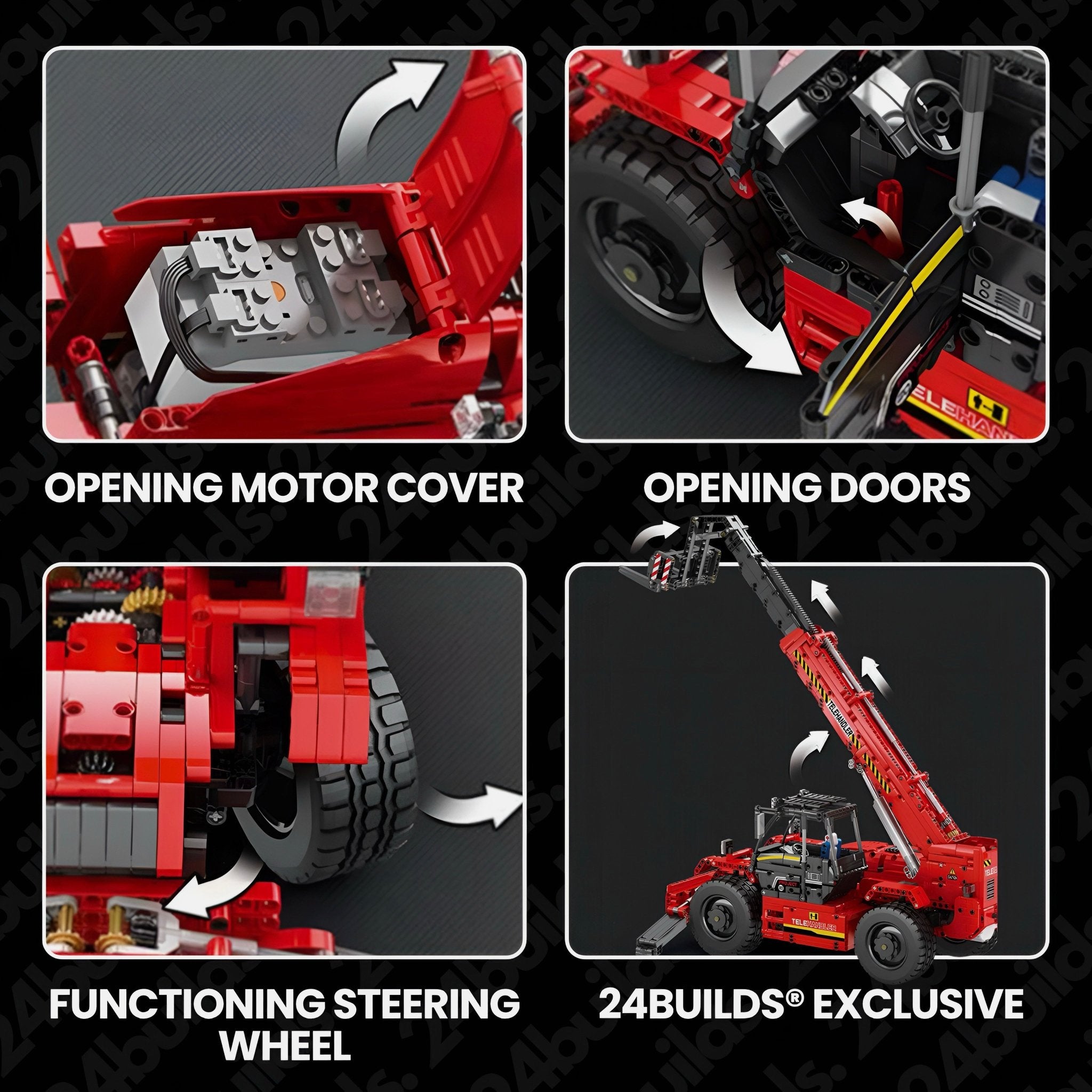 Remote Controlled Telehandler | 2260pcs - My Store