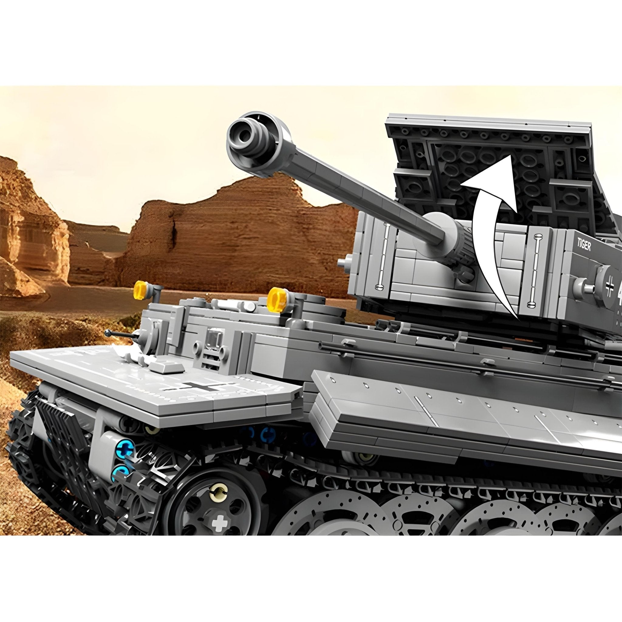 Remote Controlled Tiger Tank | 2236pcs - My Store