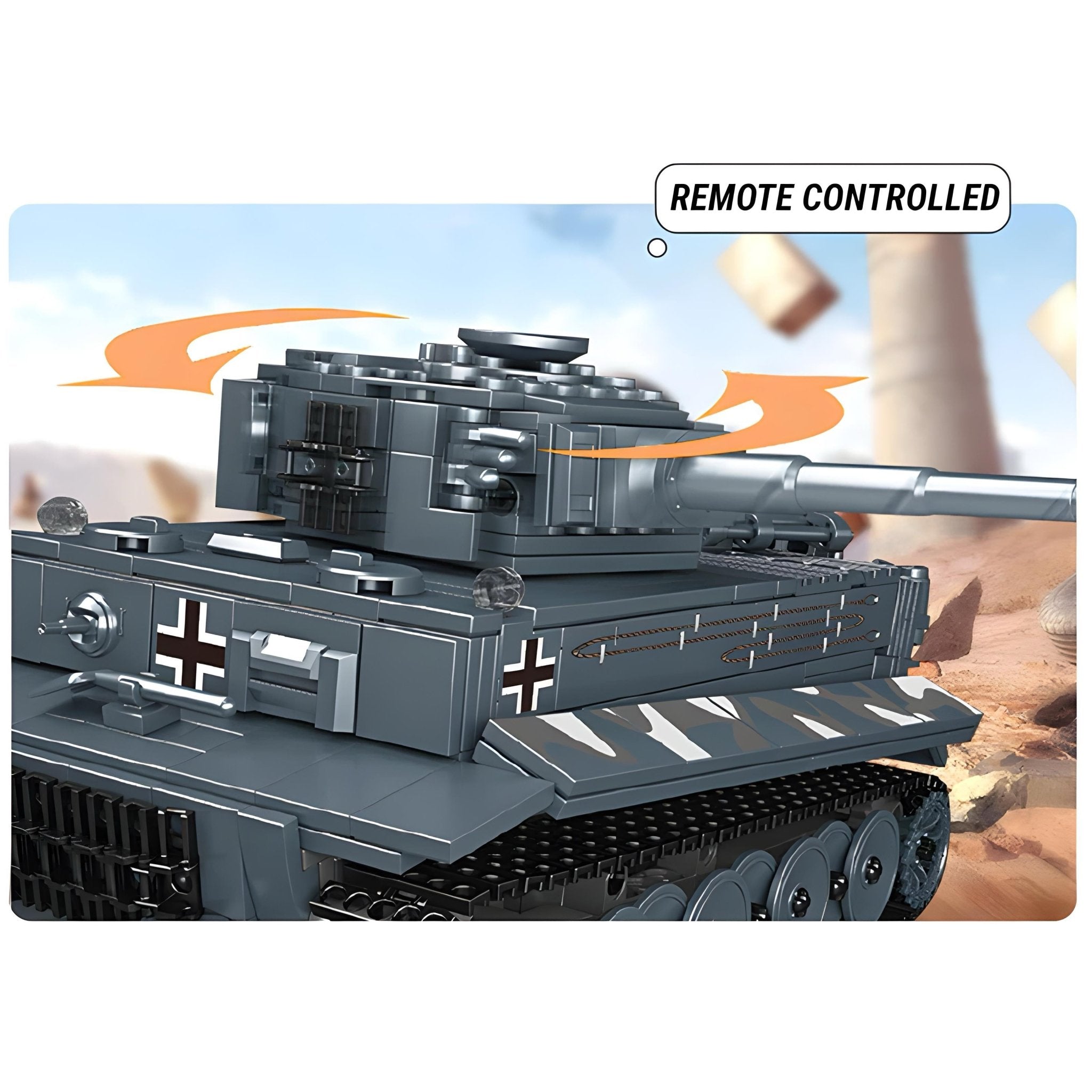 Remote Controlled Tiger Tank | 802pcs - My Store