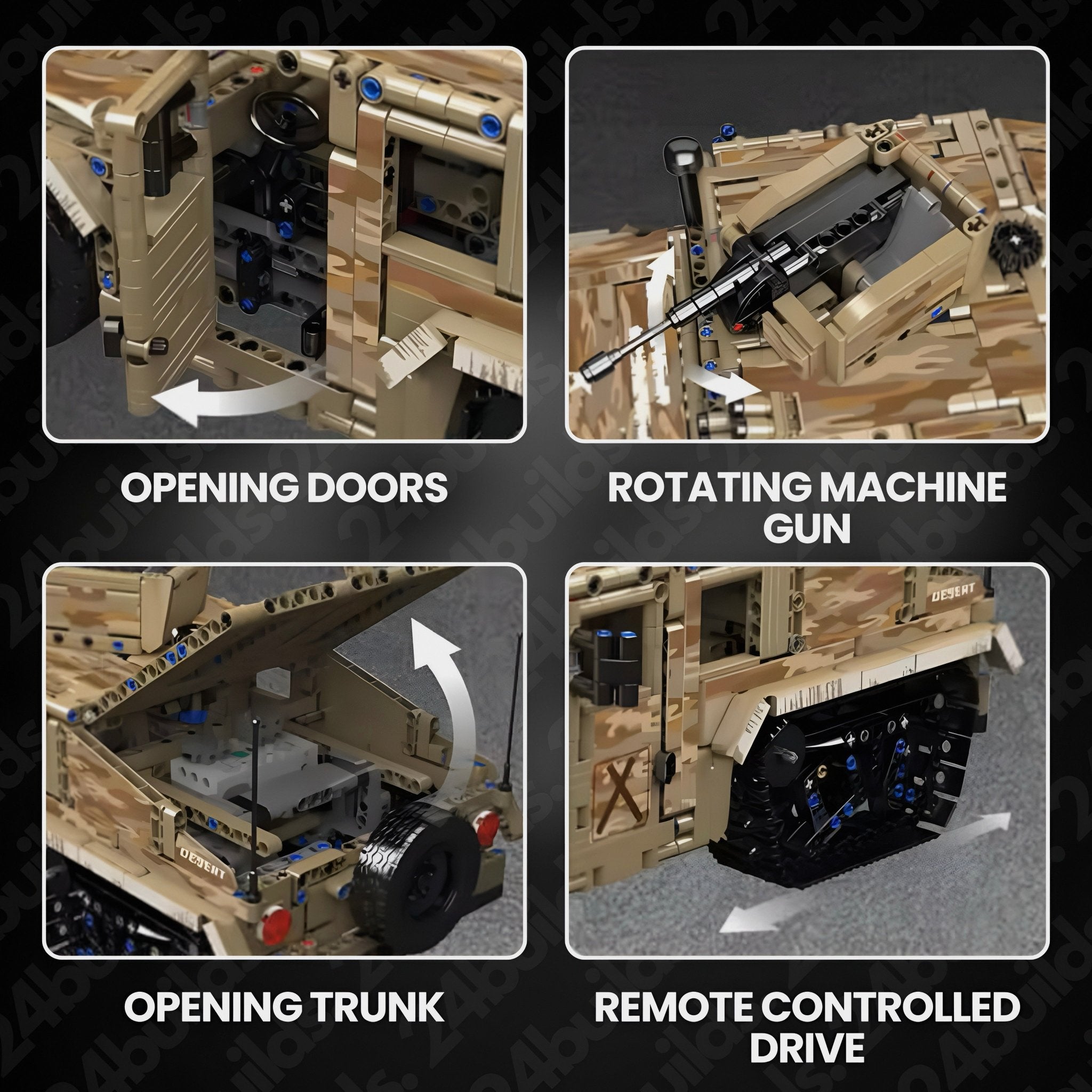 Remote Controlled Tracked Off Roader | 2094pcs - My Store