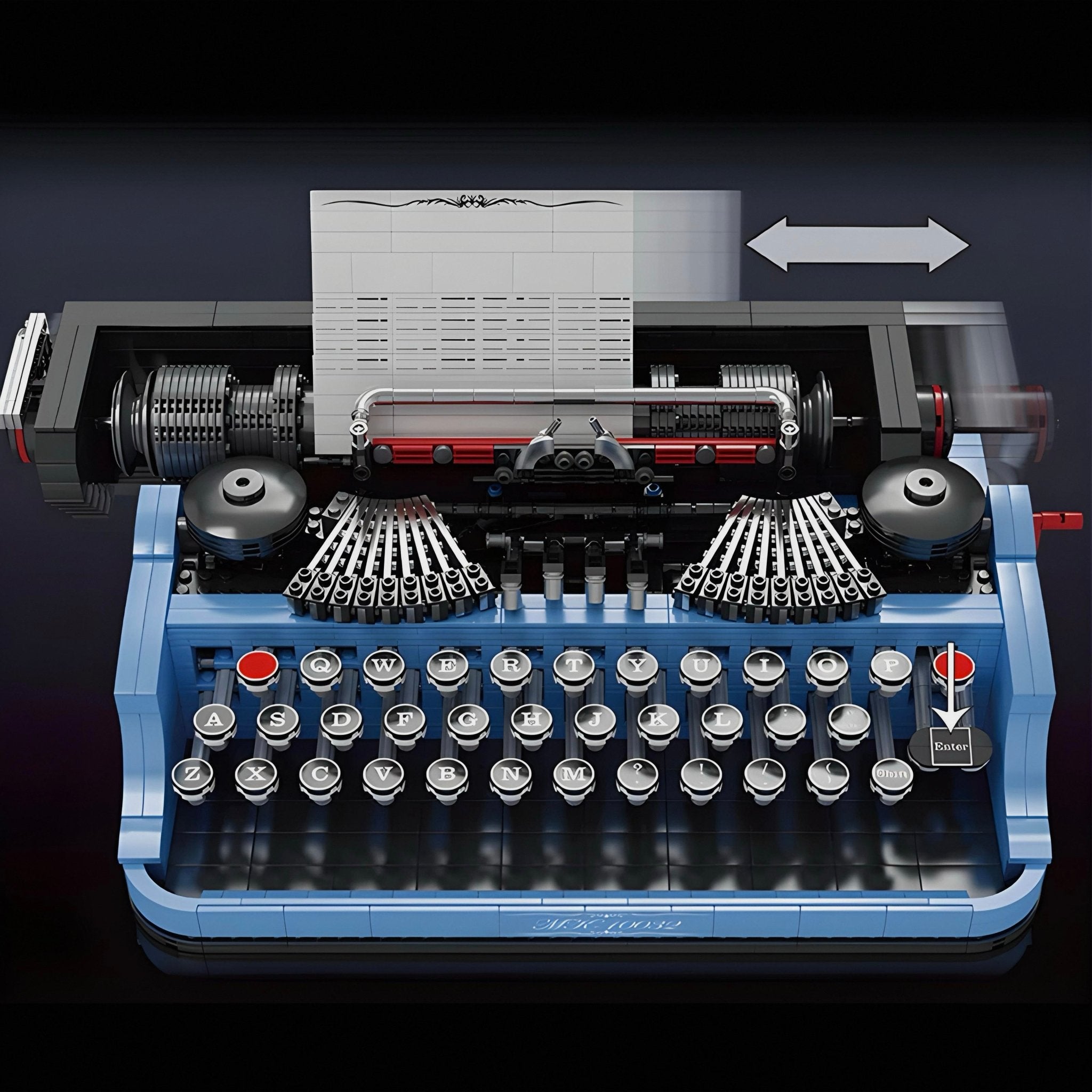 Retro Typewriter | 2138pcs - My Store