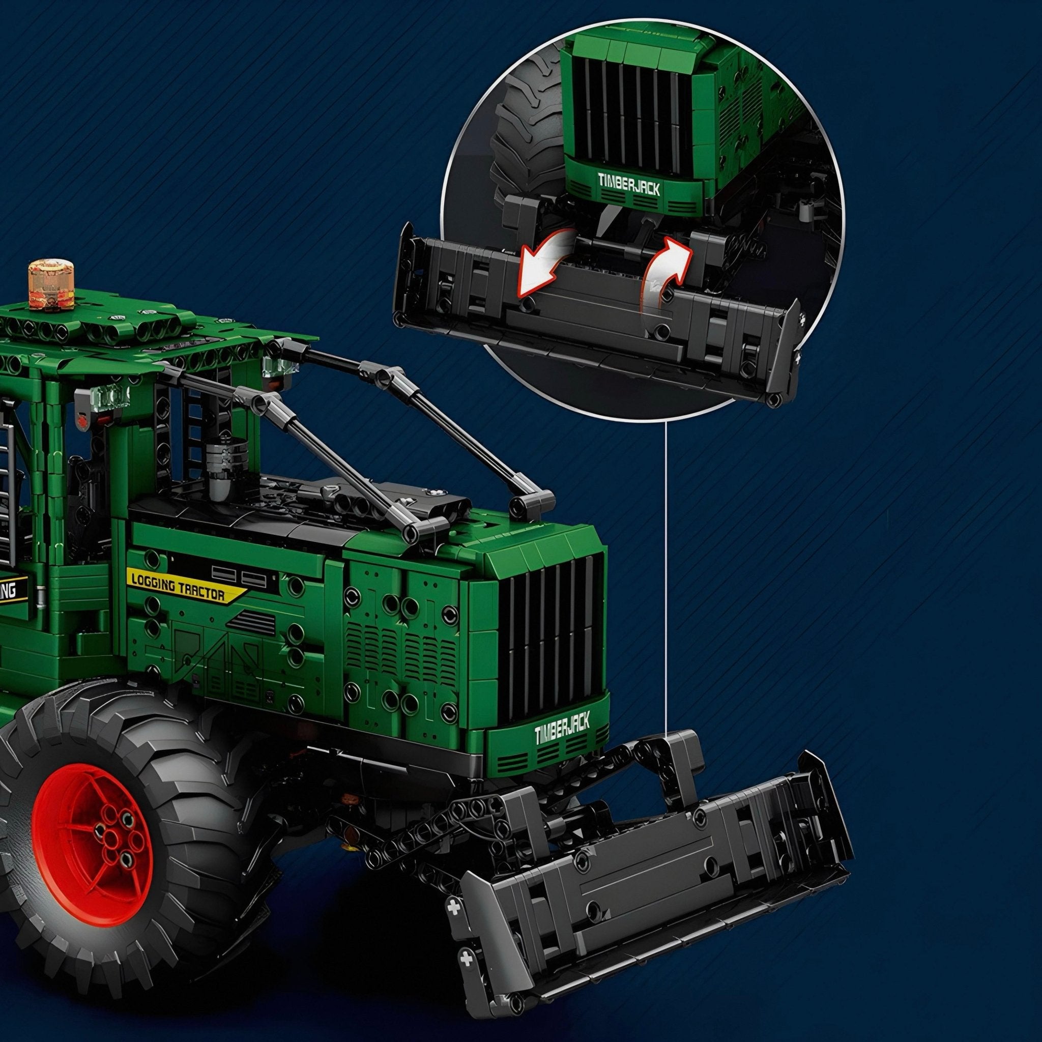Skidder Tractor | 1740pcs - My Store