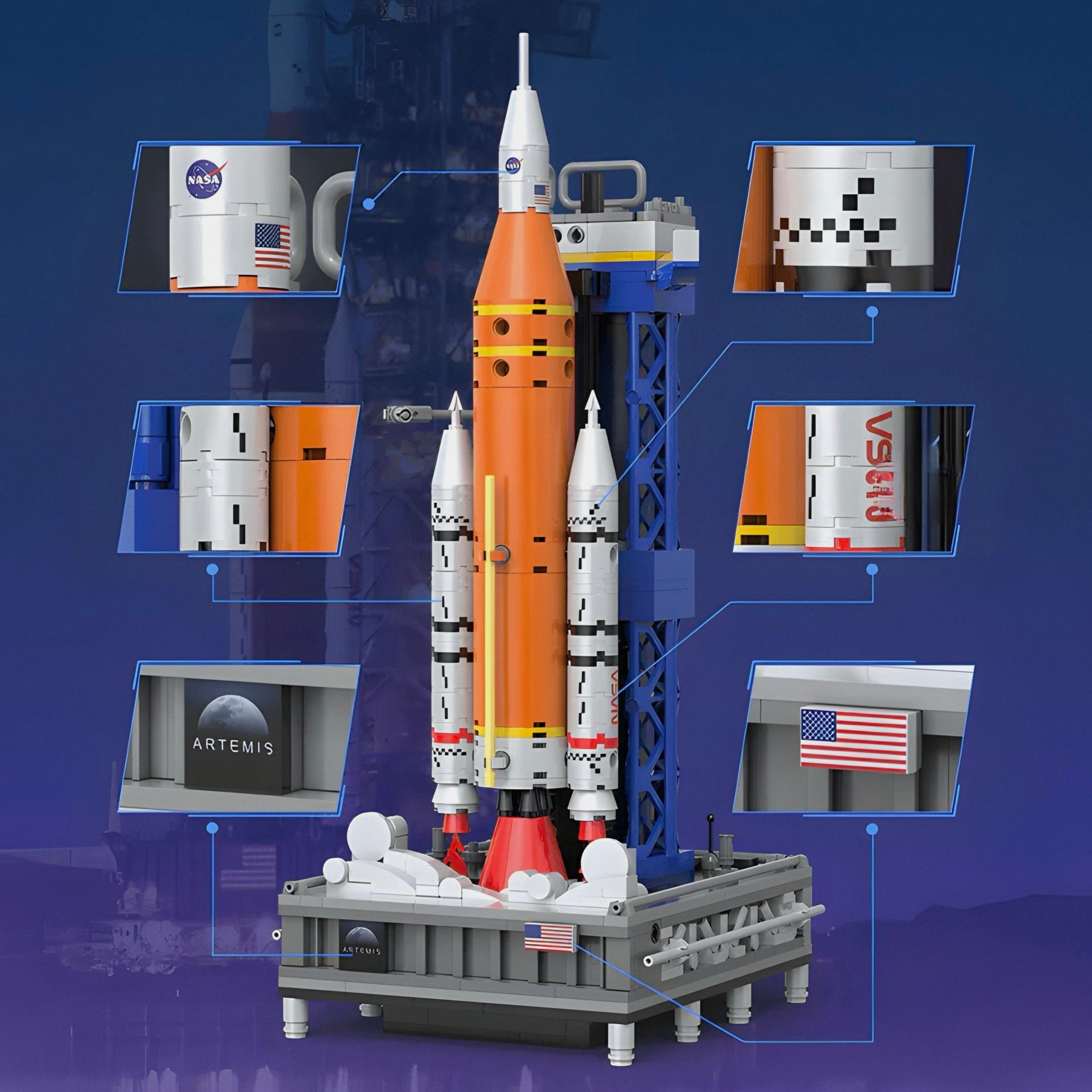 SLS Artemis Rocket | 658pcs - My Store